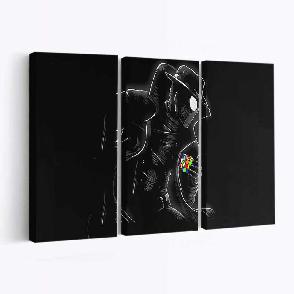 Spider Man Noir 4 Leinwandbild - Wanddeko