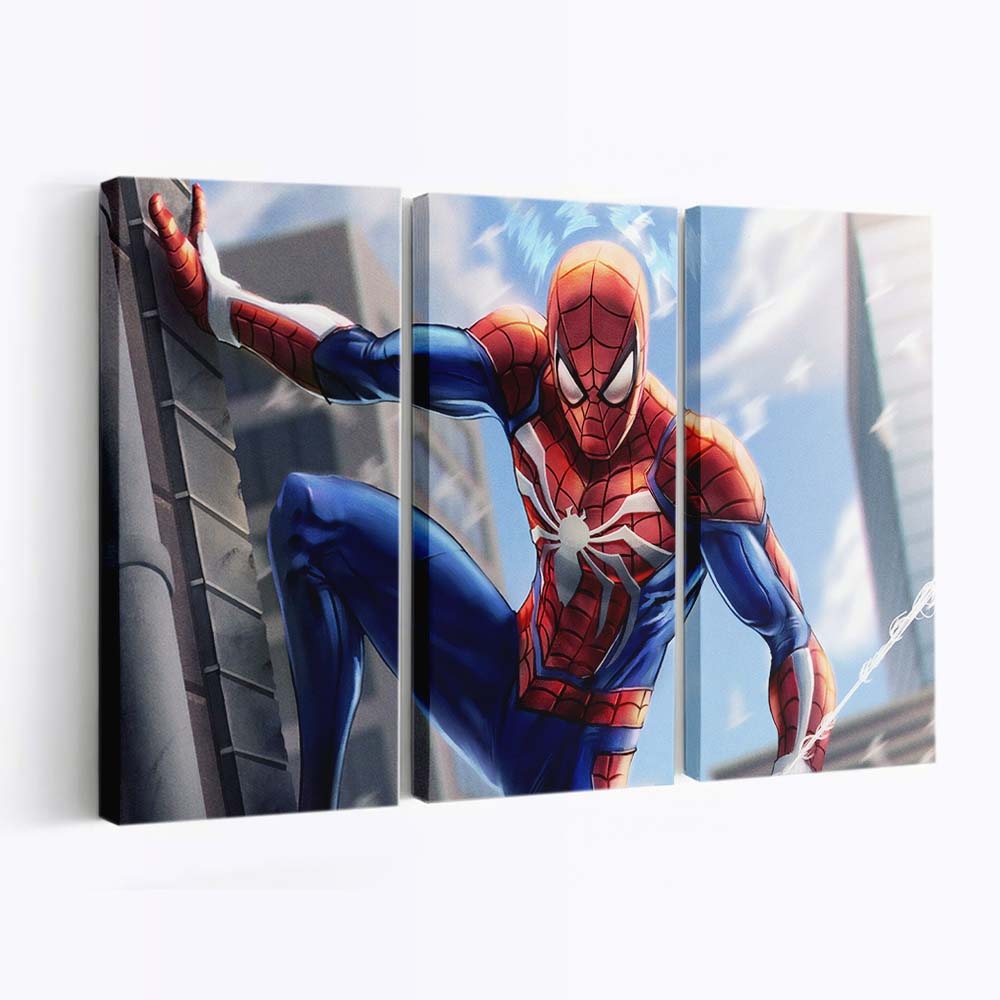 Spider Man Malerei 2 Leinwandbild - Wanddeko
