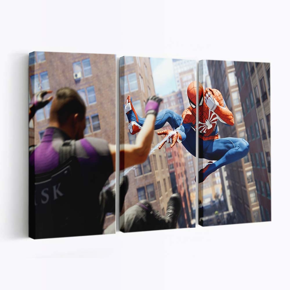 Spider Man 2018 6 Leinwandbild - Wanddeko