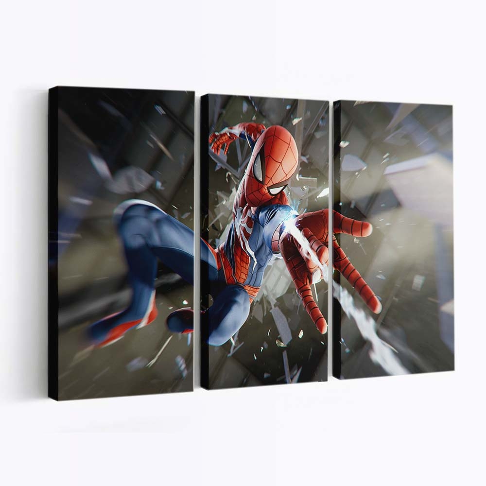 Spider Man Spiel 5 Leinwandbild - Wanddeko