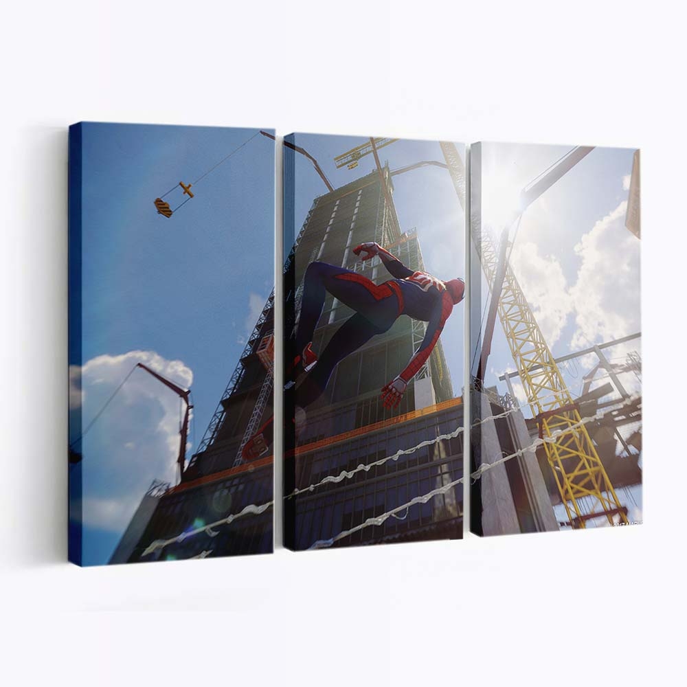 Spider Man Pro Spiel Leinwandbild - Wanddeko