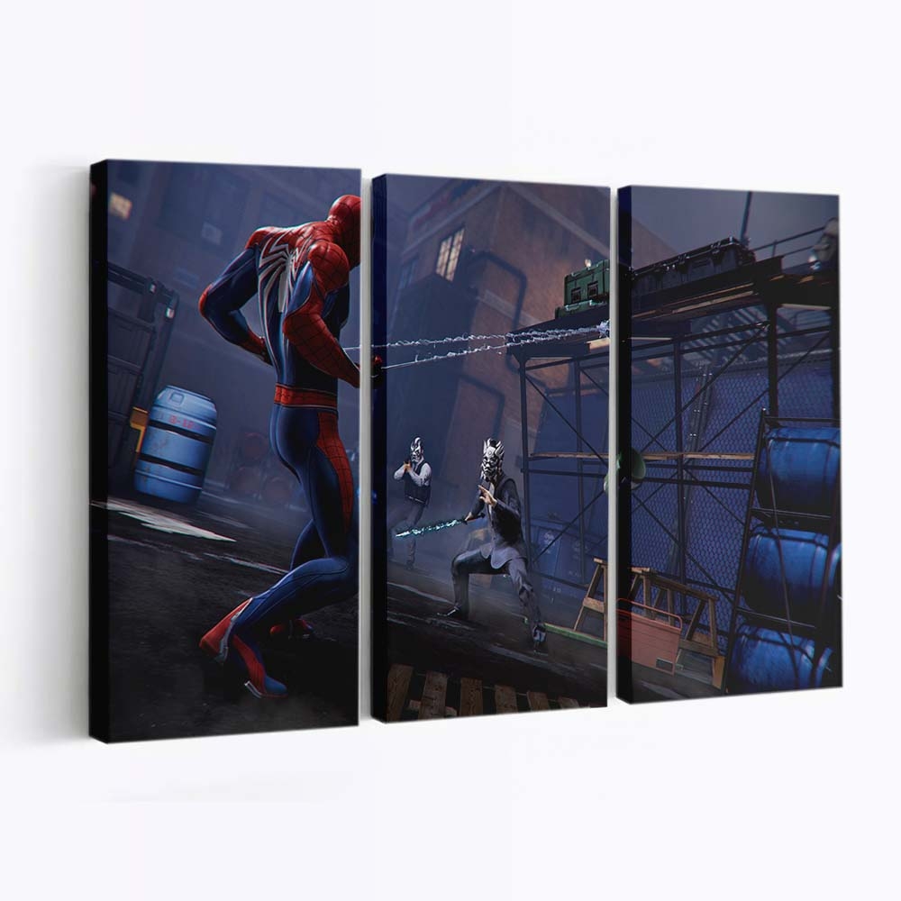 Spider Man Pro Gaming Leinwandbild - Wanddeko
