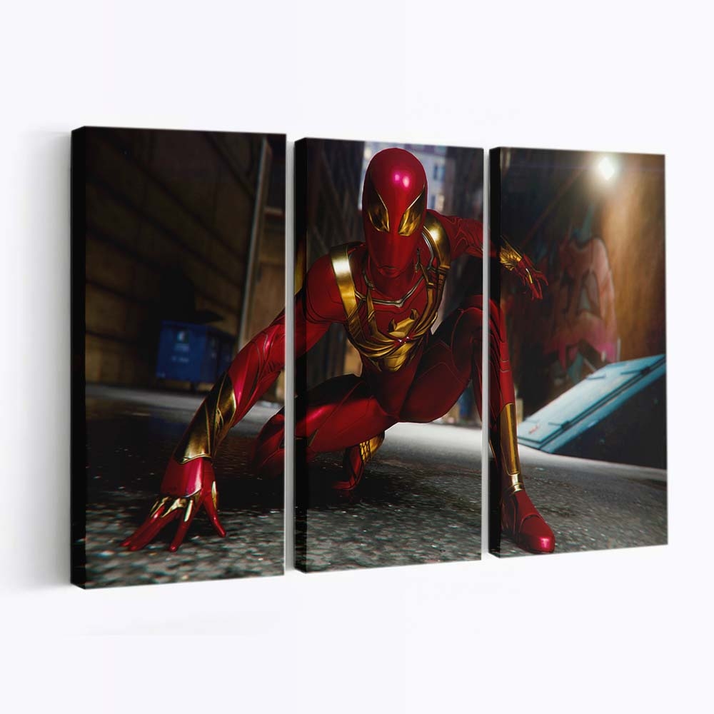 Spider Man Red Suit 2 Leinwandbild - Wanddeko