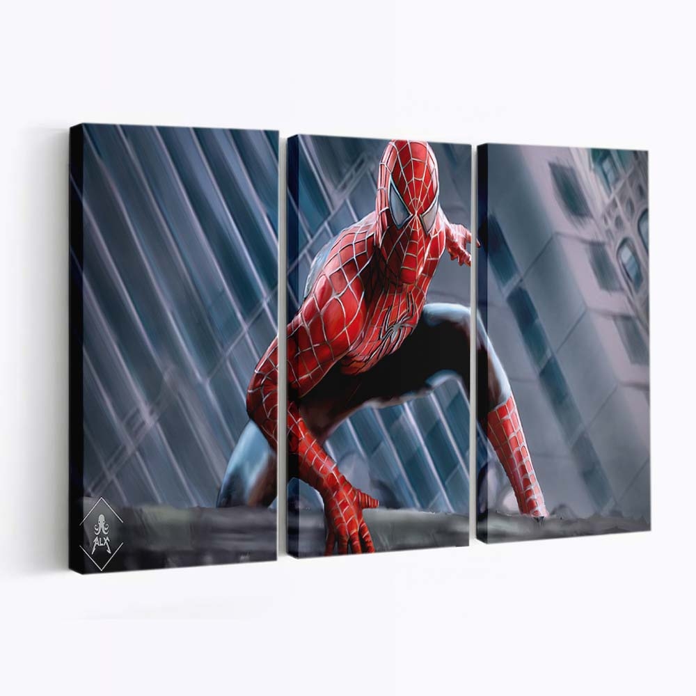 Spider Man Raimi Anzug Leinwandbild - Wanddeko