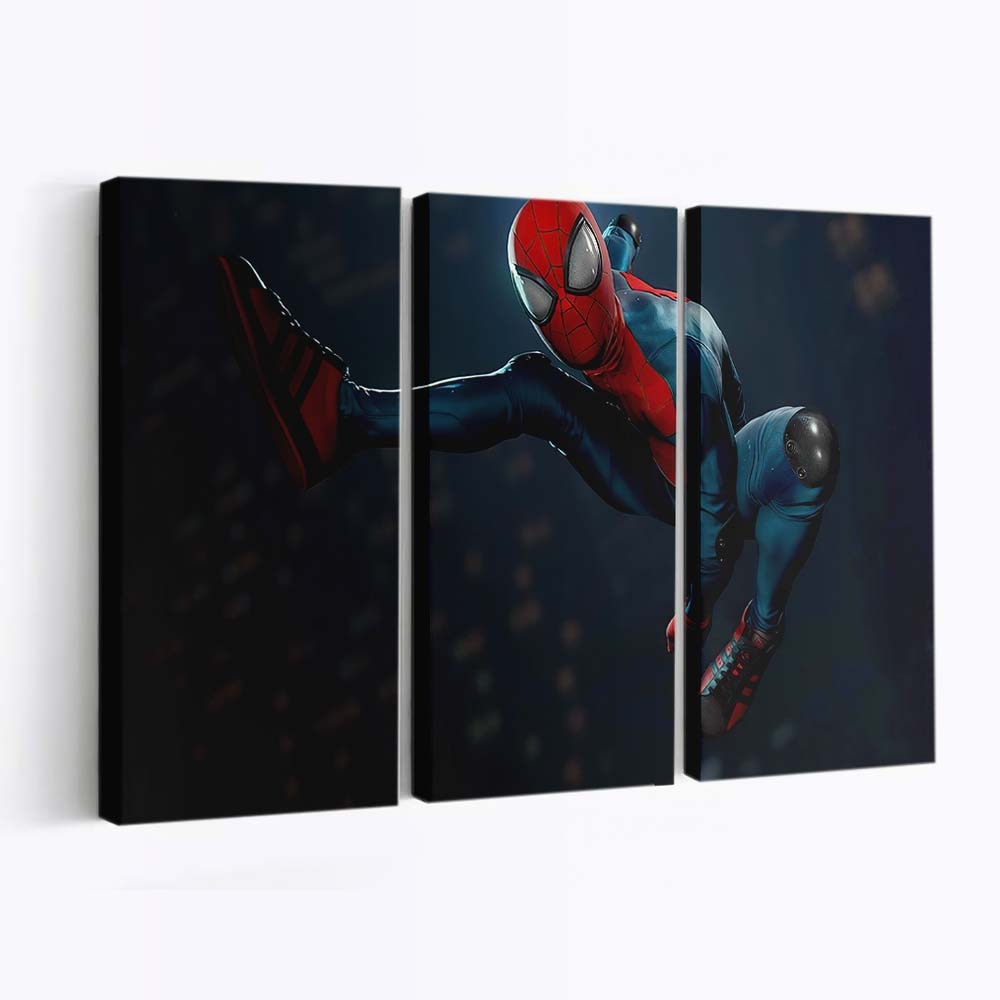 Spider Man Remastered 2 Leinwandbild - Wanddeko