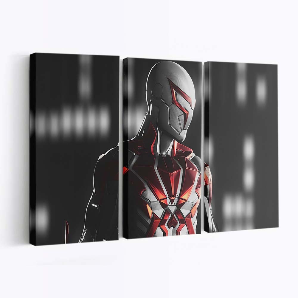 Spider Man Remastered Marvel Leinwandbild - Wanddeko