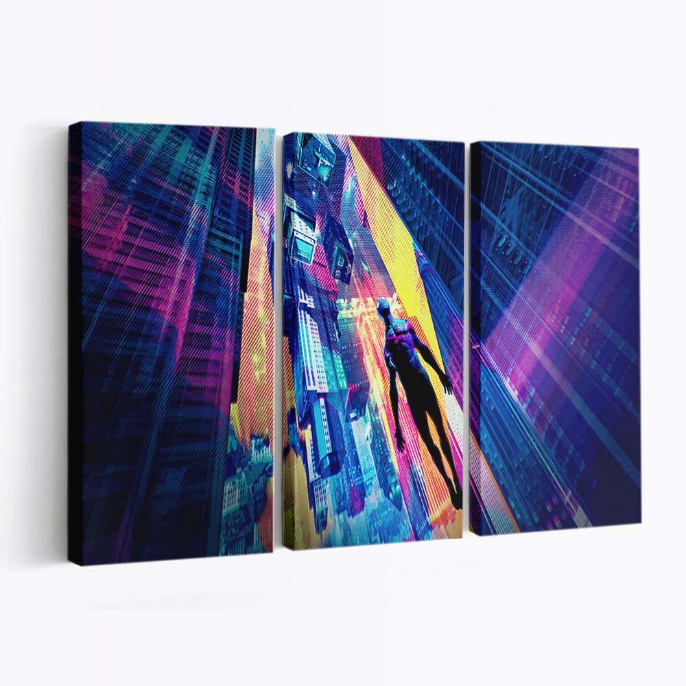 Spider Man Remastered Marvels Leinwandbild - Wanddeko