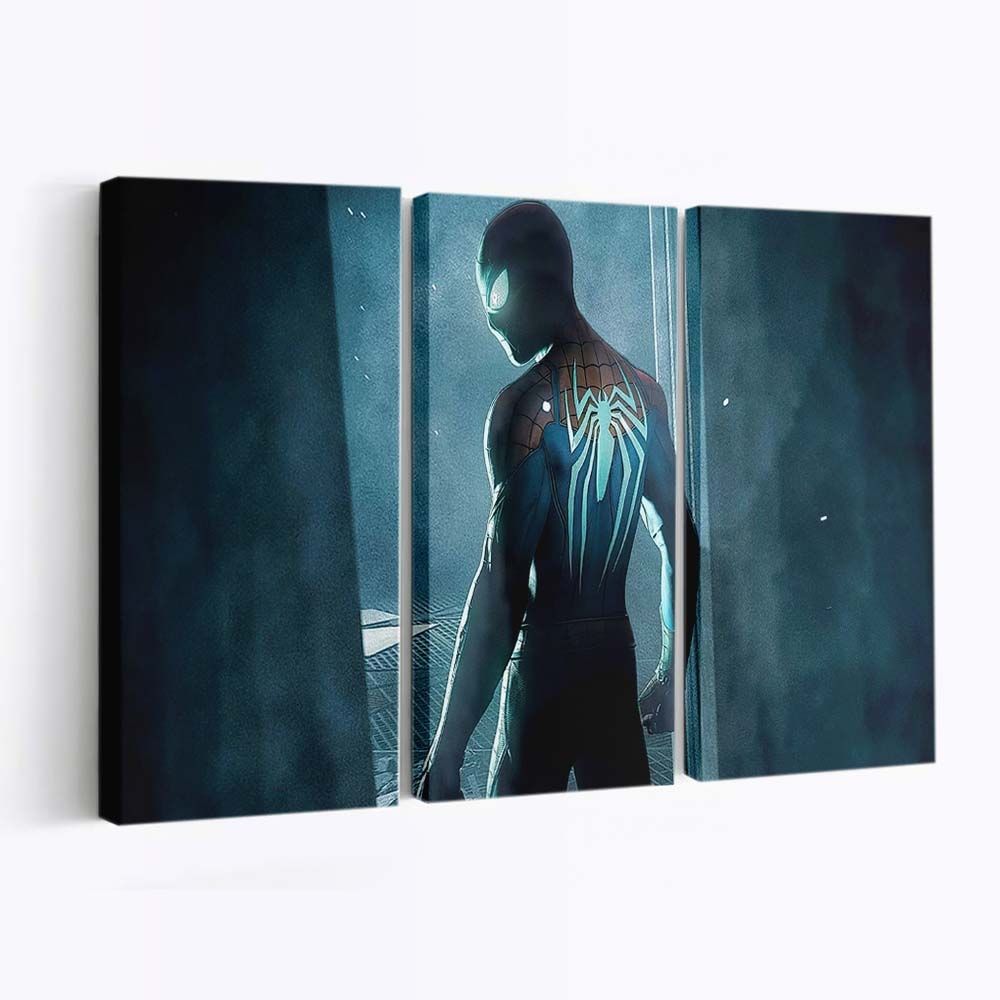 Spider Man Remastered Twilight Zone Leinwandbild - Wanddeko