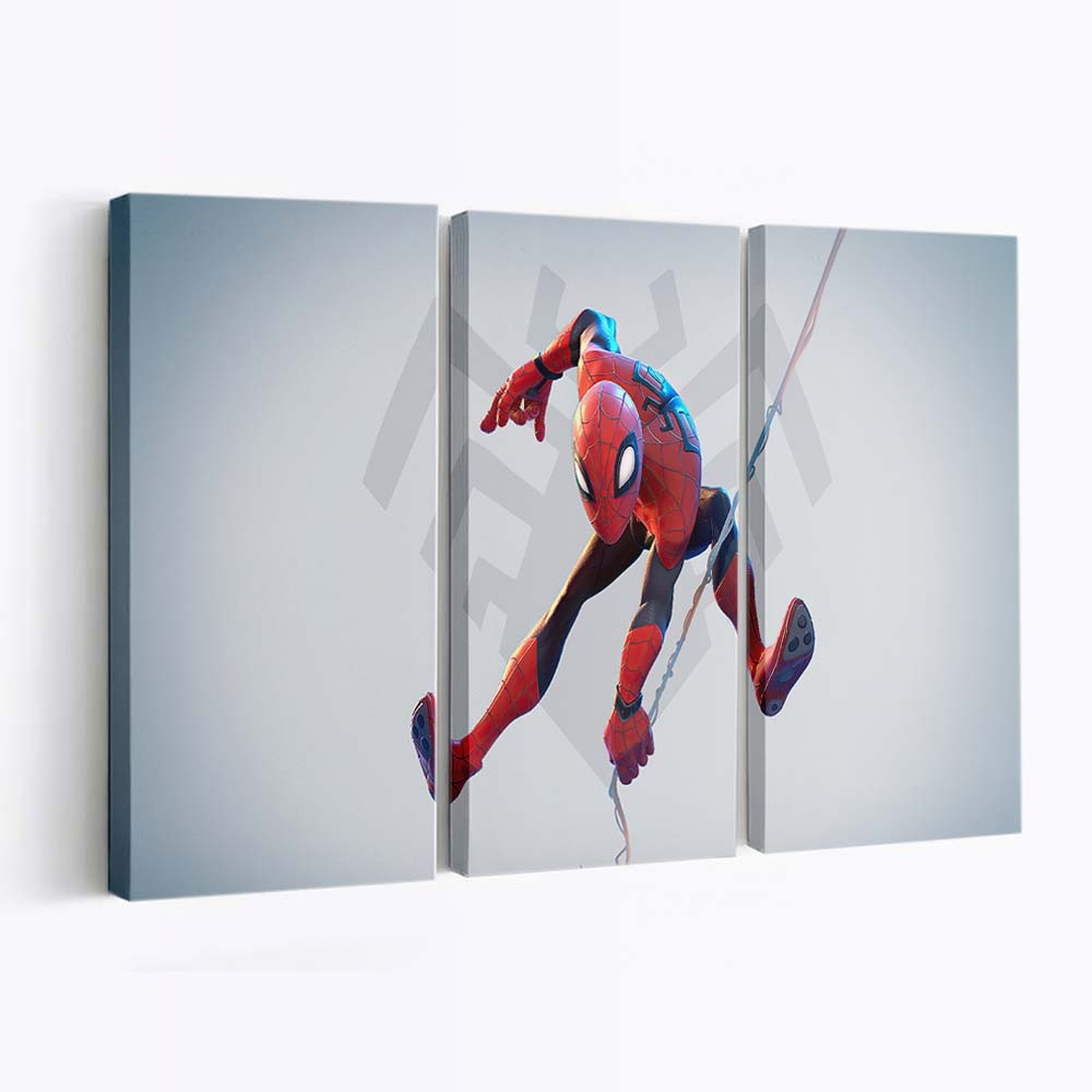 Spider Man Superhero Character Art Leinwandbild - Wanddeko