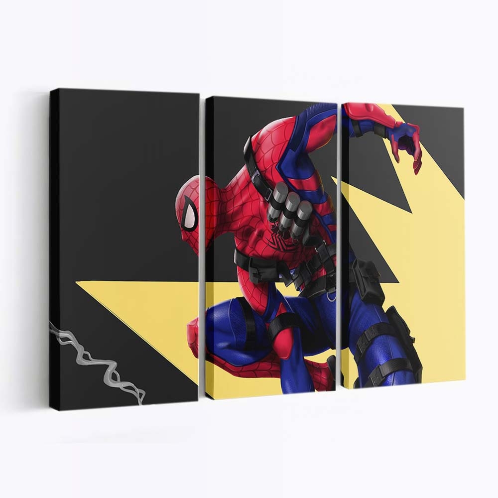 Spider Man With Arms Leinwandbild - Wanddeko