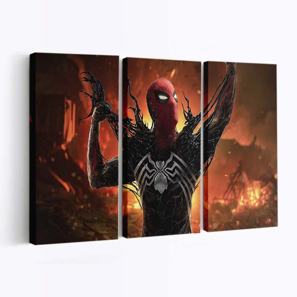 Symbiote Spider Man 2 Leinwandbild - Wanddeko
