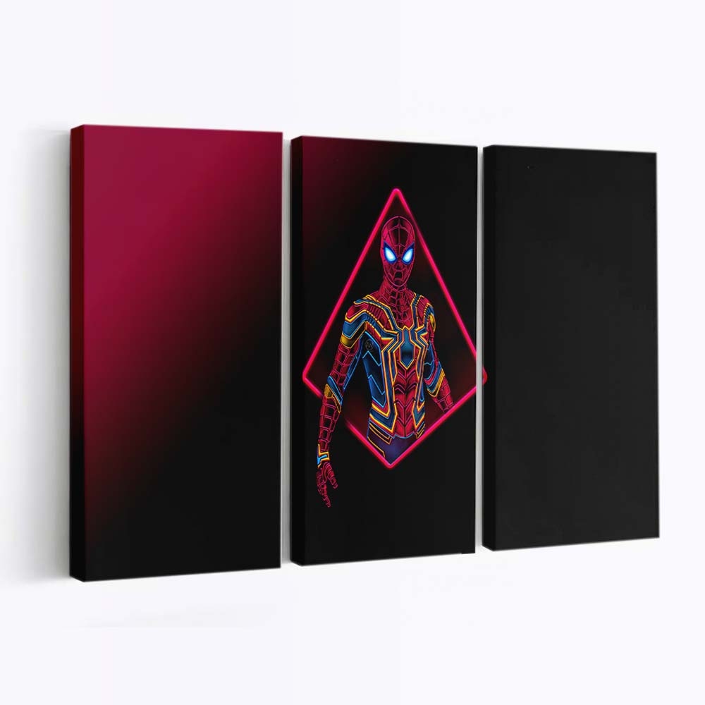 Der Spider Man Minimal Leinwandbild - Wanddeko
