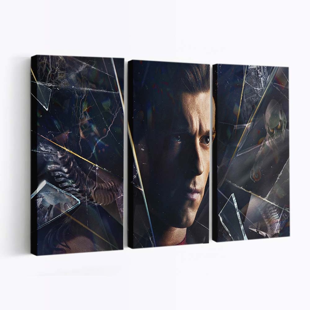 Tom Spider Man No Way Home Leinwandbild - Wanddeko