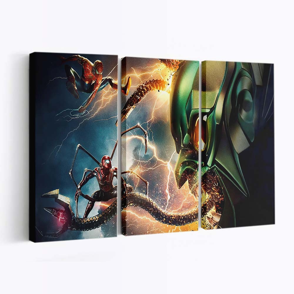 Villians Vs Spider Mans From Multiverse Leinwandbild - Wanddeko