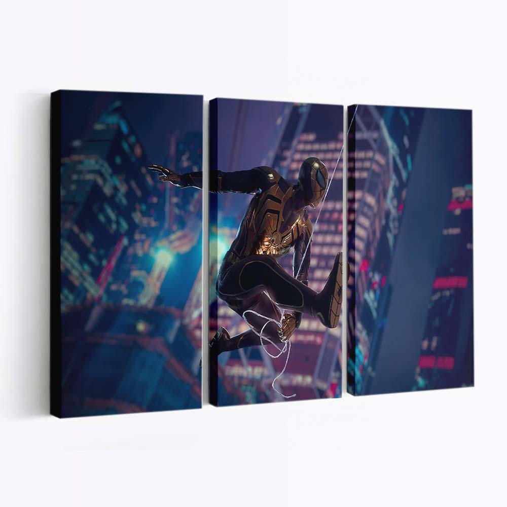 Wakandan Armor Spider Man Leinwandbild - Wanddeko