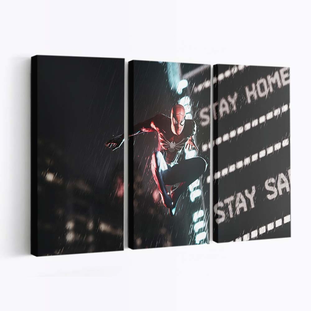 Web Slinging Adventures Marvels Spider Man 2 Leinwandbild - Wanddeko