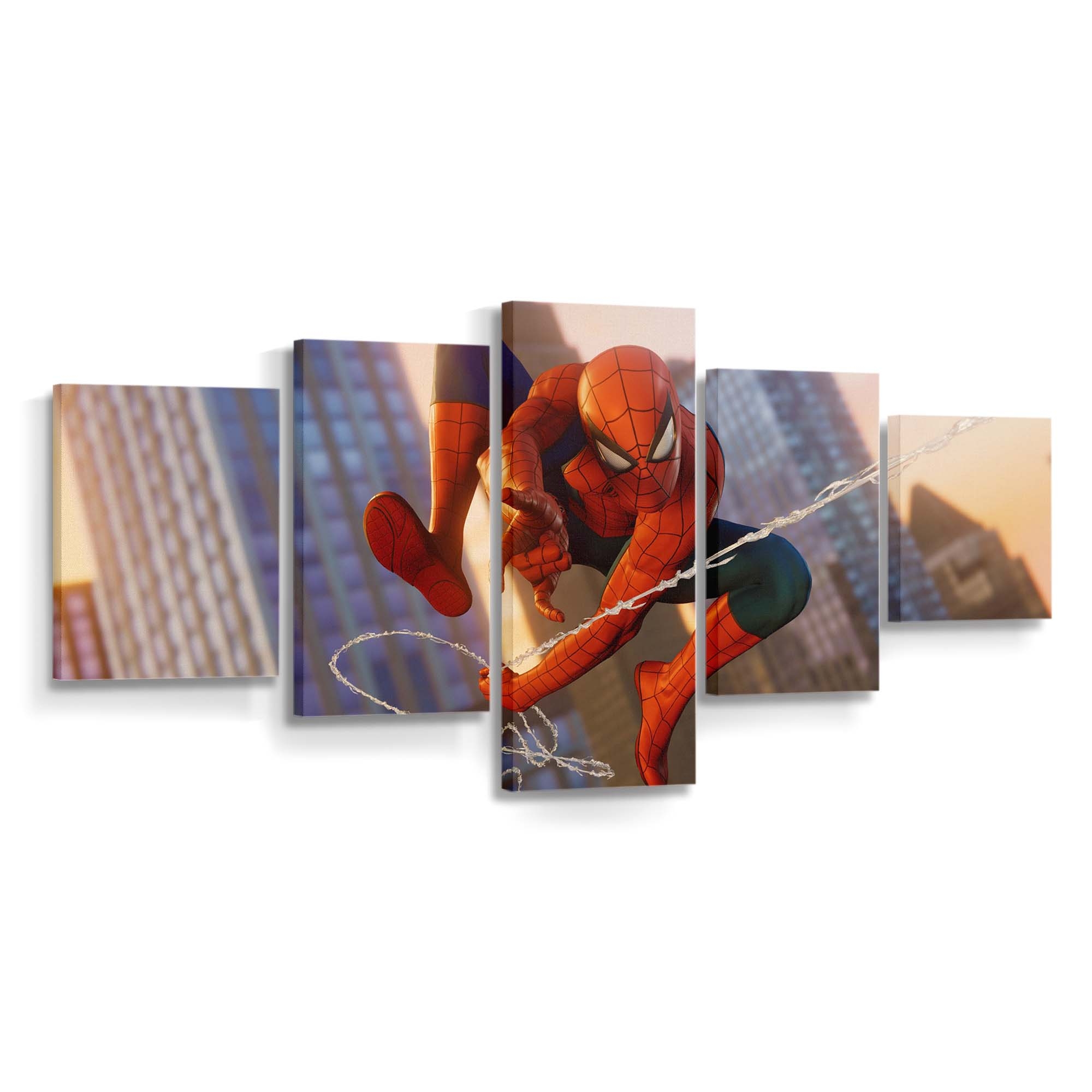 2018 Spider Man Spiel Leinwandbild - Wanddeko Spider-Man Leinwandbild