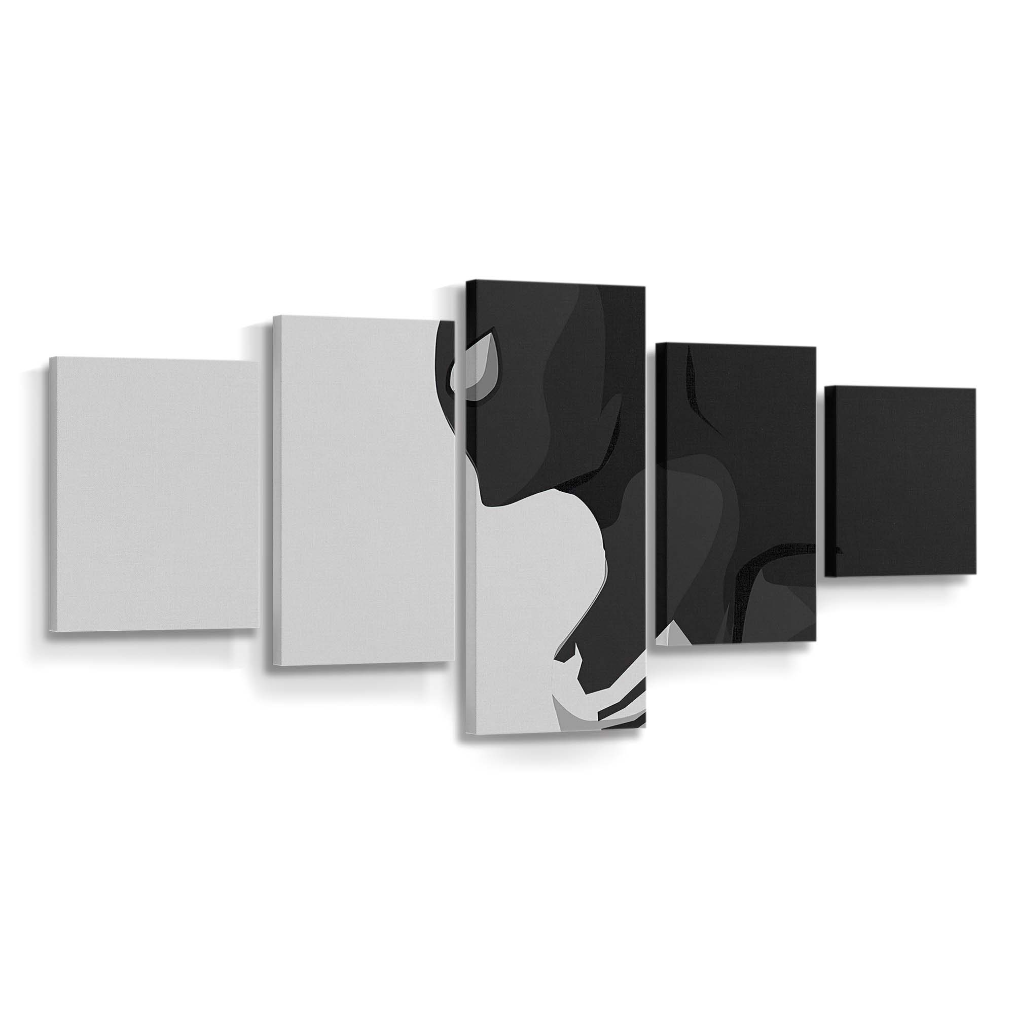 2020 Black Spider Man Leinwandbild - Wanddeko Spider-Man Leinwandbild