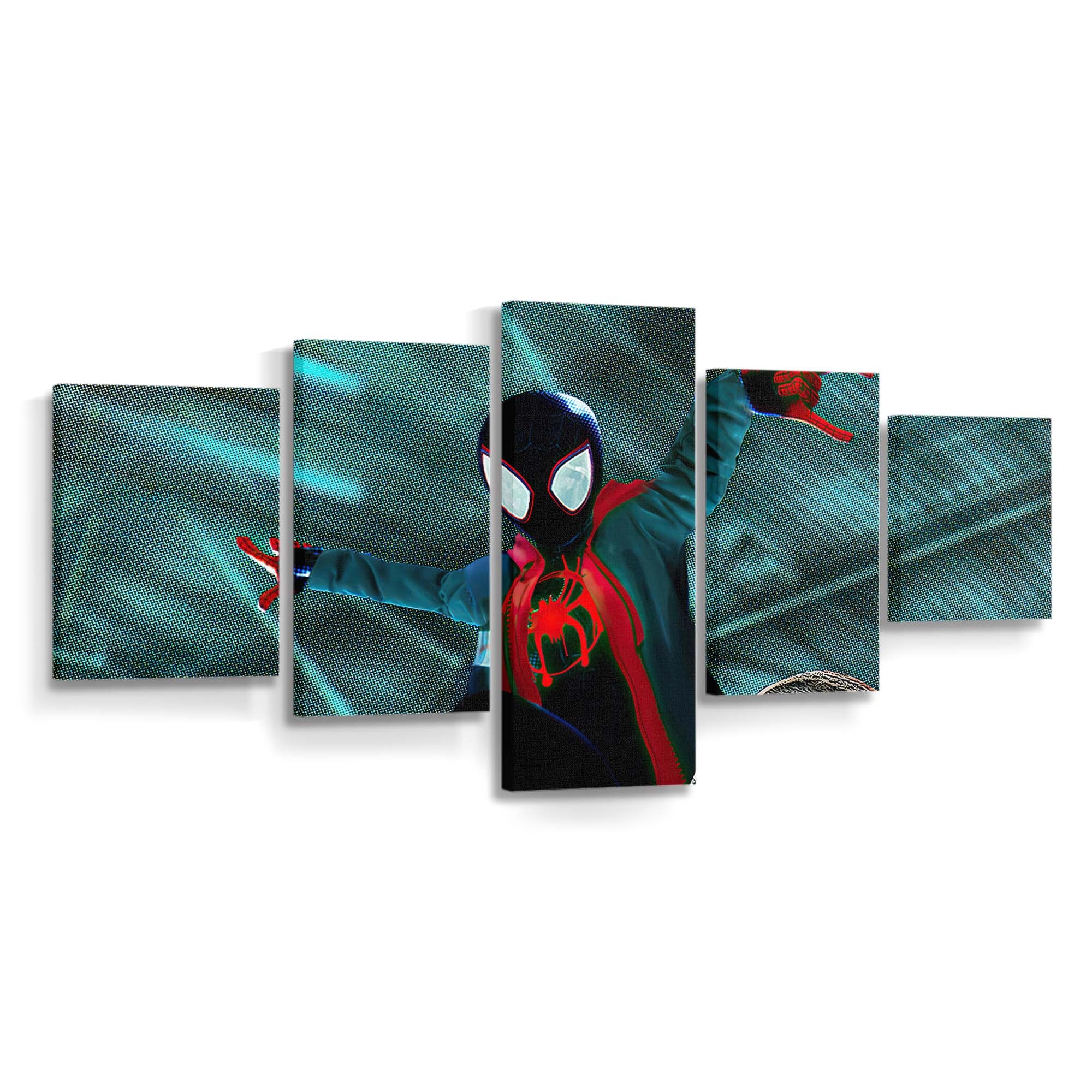 2020 Spider Man Miles Leinwandbild - Wanddeko Spider-Man Leinwandbild