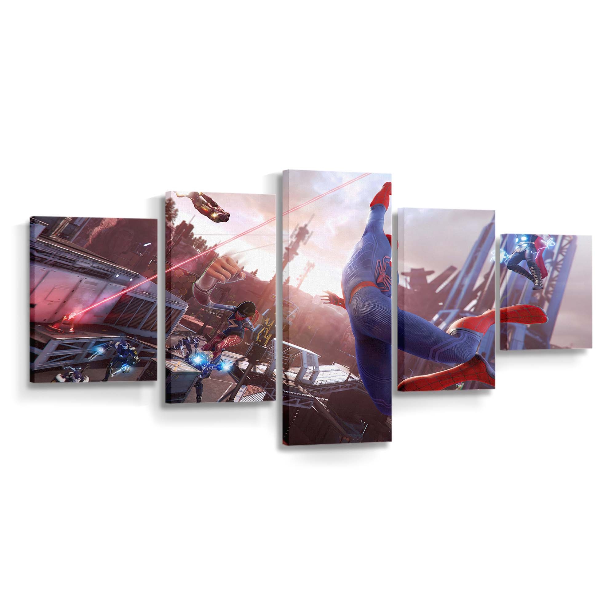 2022 Marvel Avengers Leinwandbild - Wanddeko Spider-Man Leinwandbild