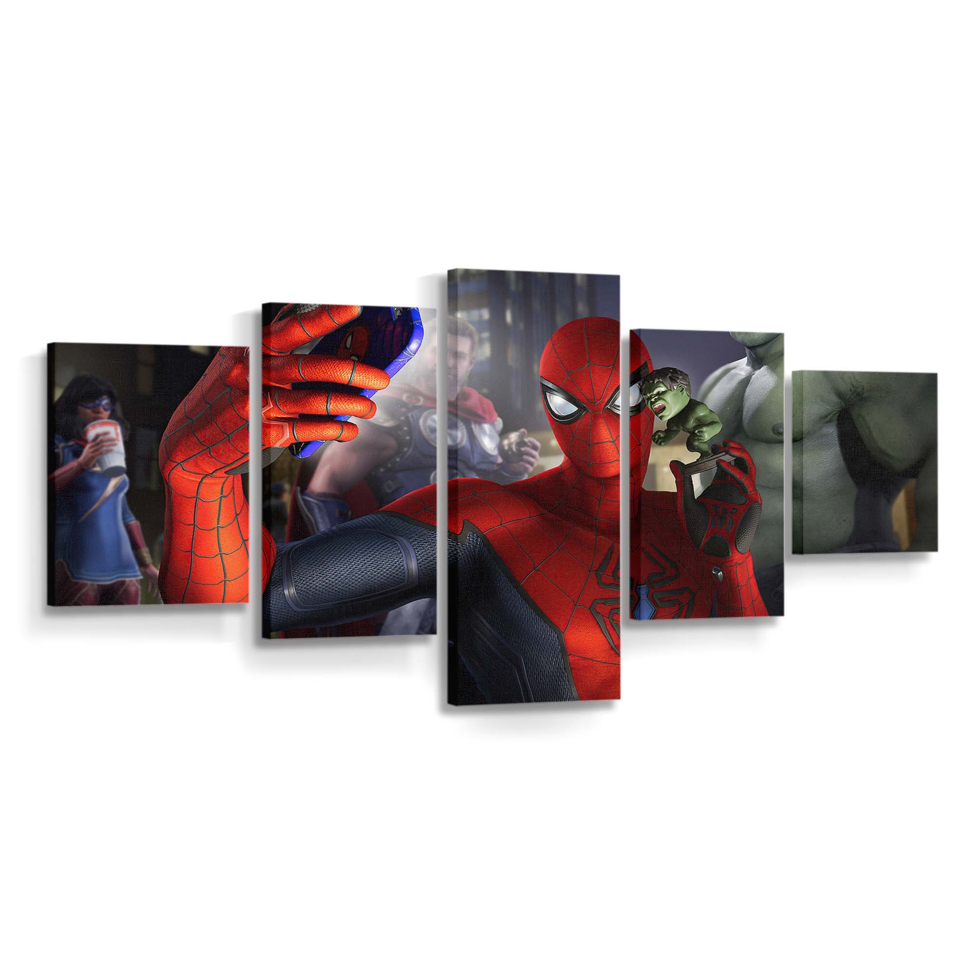 2022 Marvels Avengers Leinwandbild - Wanddeko Spider-Man Leinwandbild