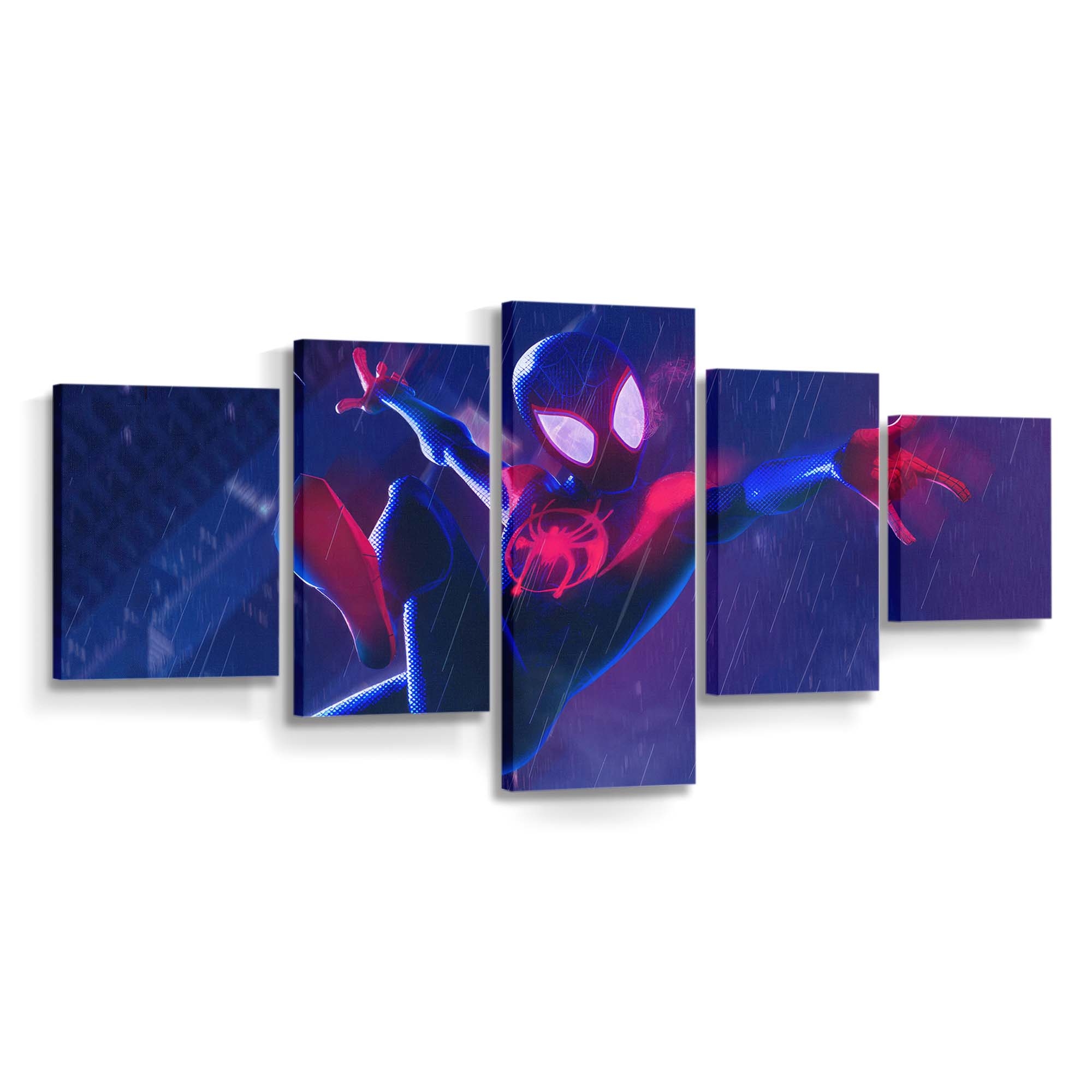 2023 Miles Morales Spider Man 2 Leinwandbild - Wanddeko Spider-Man Leinwandbild