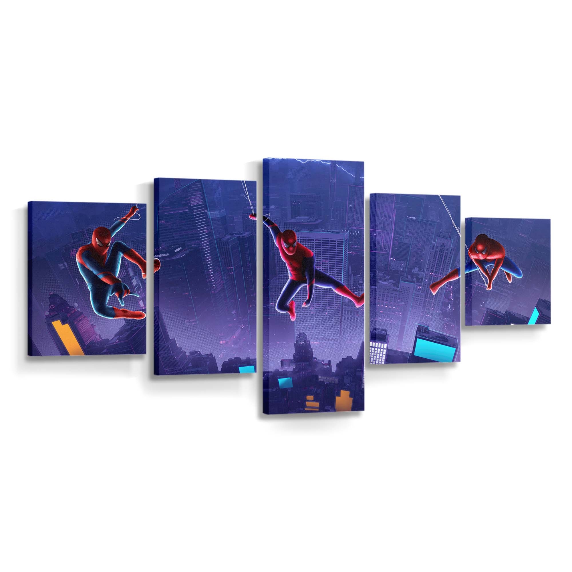 2023 Spider Man: No Way Home Kunst Leinwandbild - Wanddeko Spider-Man Leinwandbild