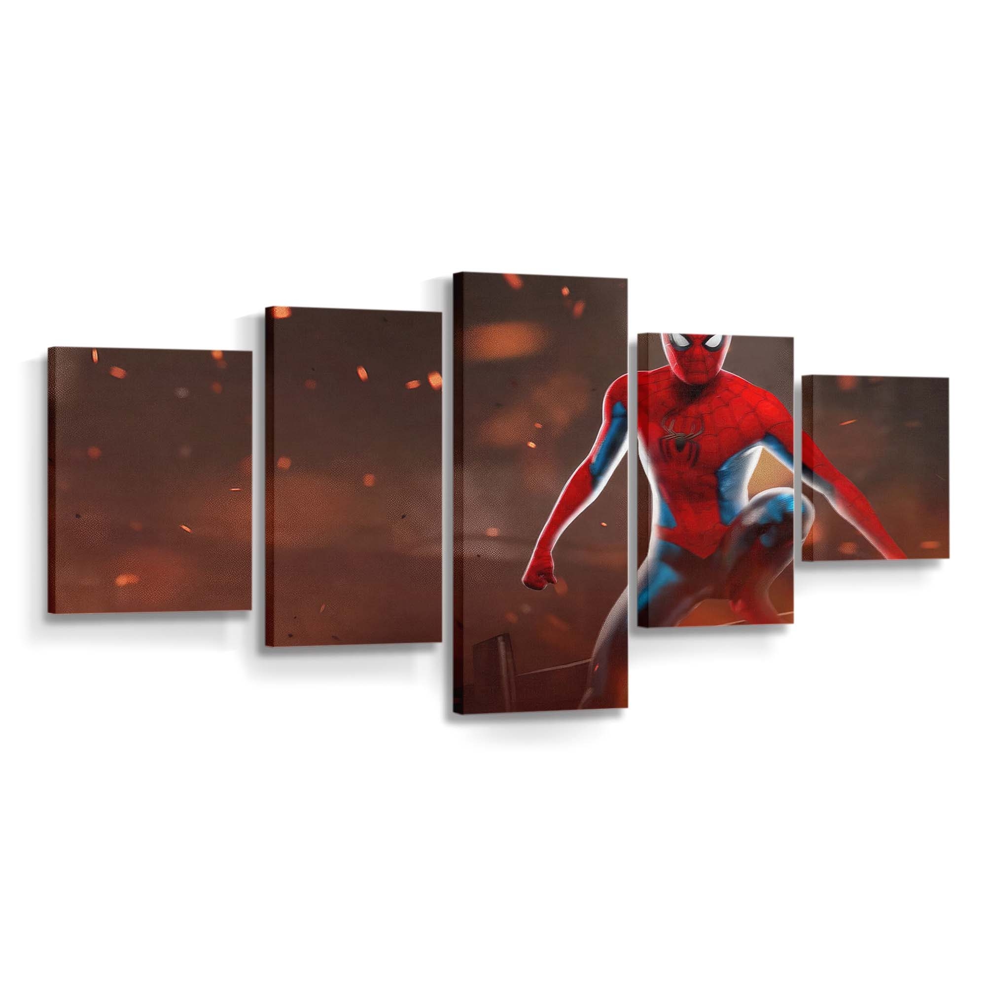 2023 Spider Man 2 4 Leinwandbild - Wanddeko Spider-Man Leinwandbild