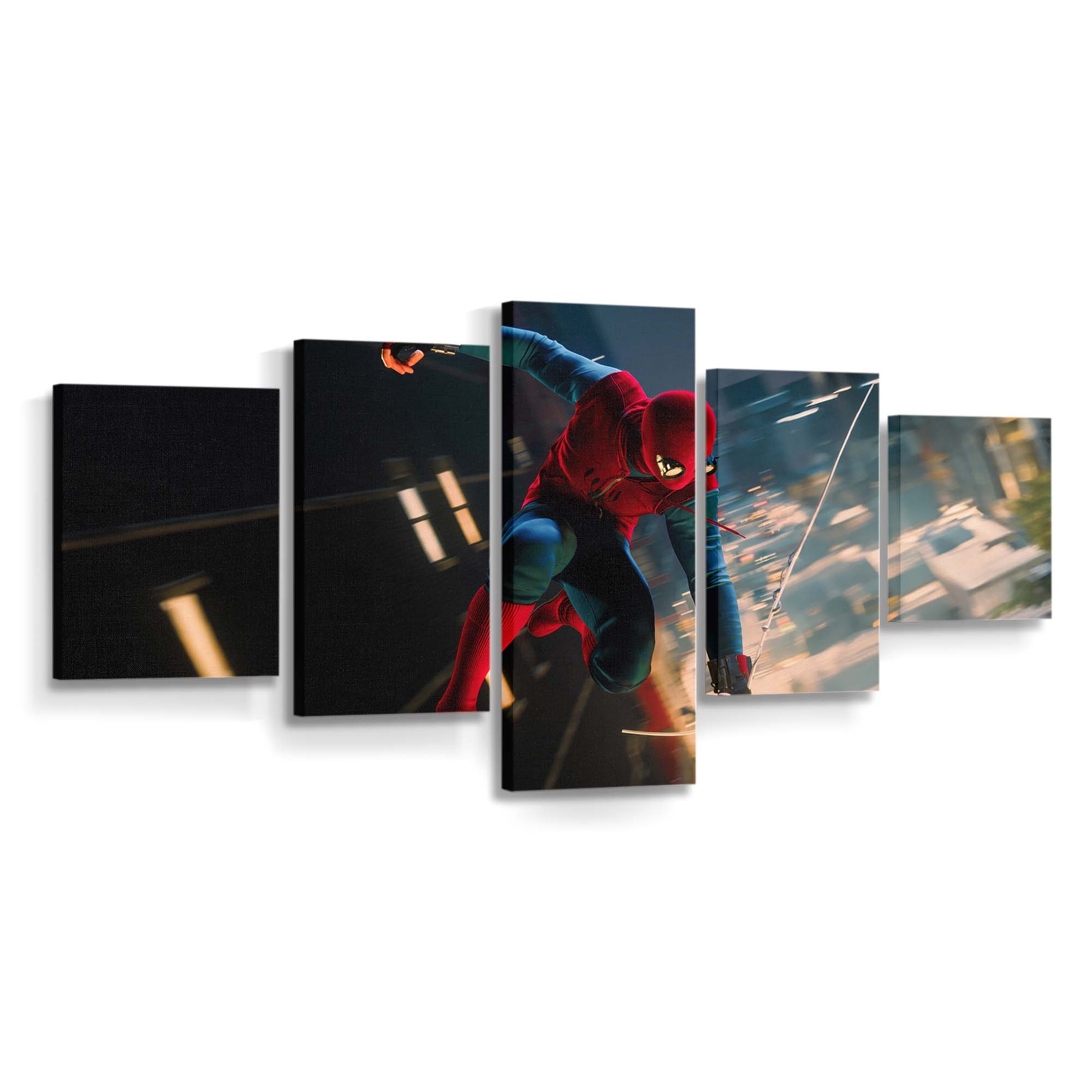 2023 Spider Man Remastered Leinwandbild - Wanddeko Spider-Man Leinwandbild