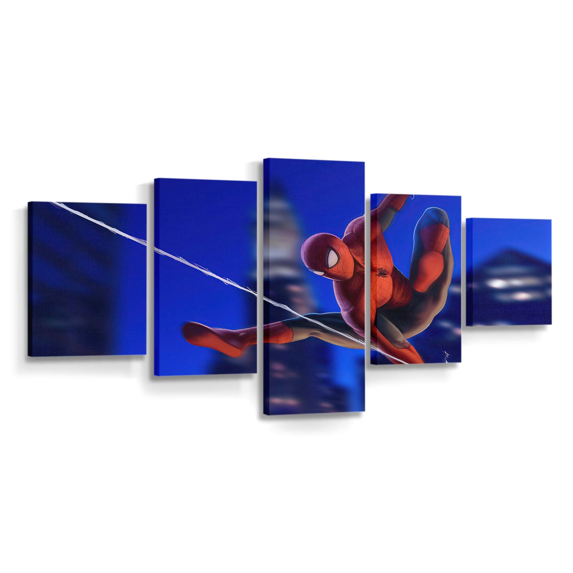 Spider Man 2020 Kunstwerk Leinwandbild - Wanddeko Spider-Man Leinwandbild