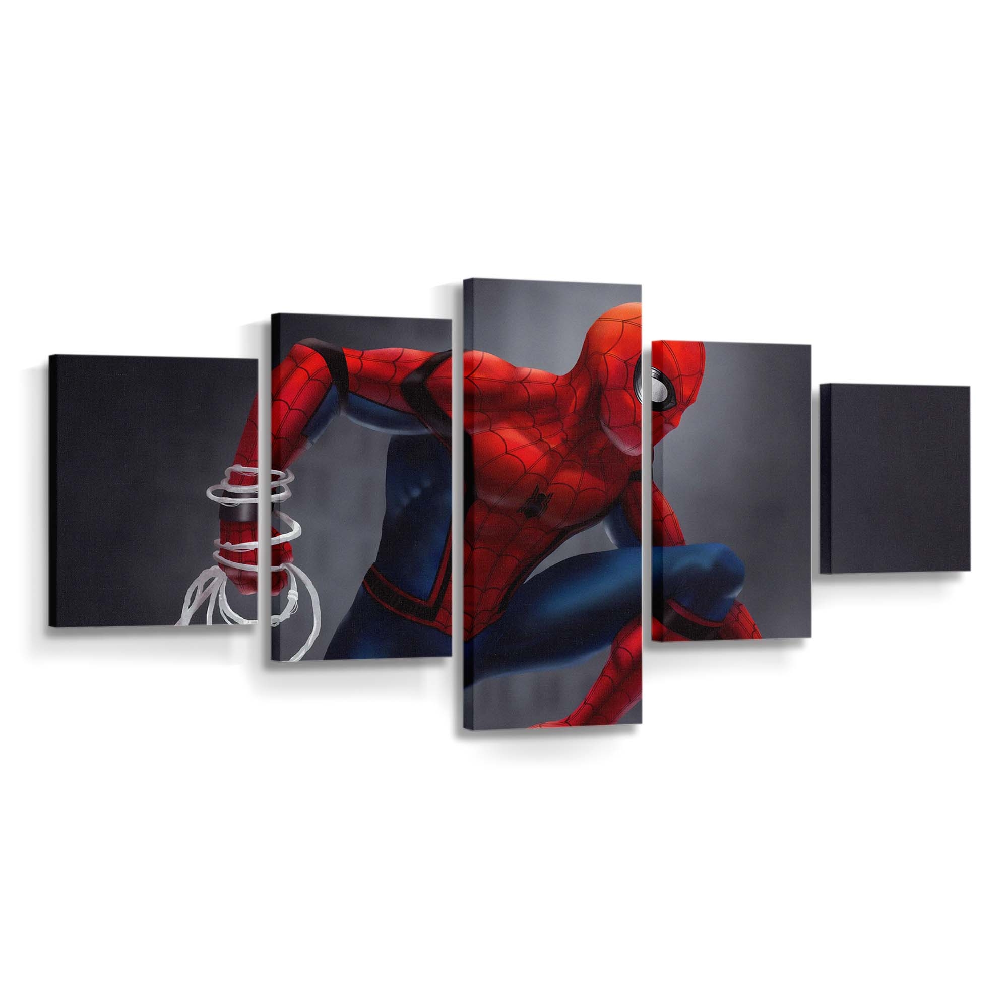 Spider Man Kunst Leinwandbild - Wanddeko Spider-Man Leinwandbild