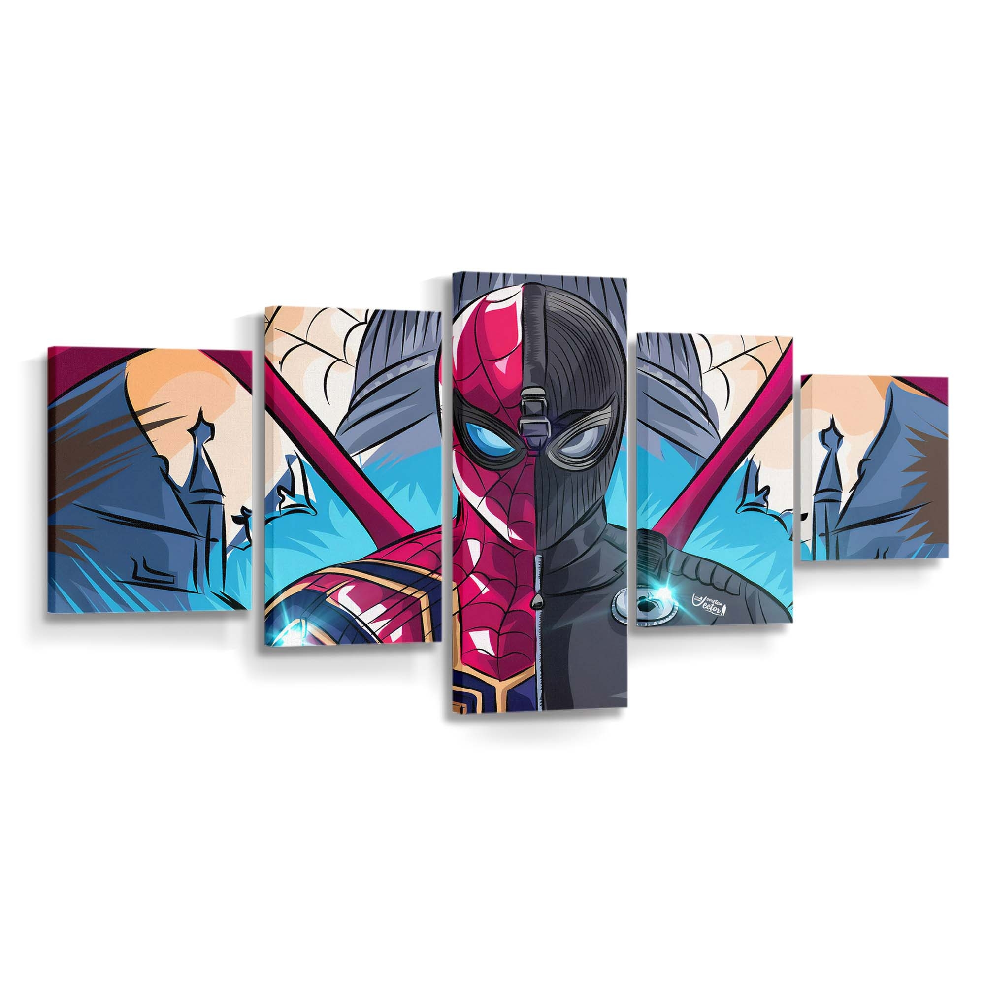 Spider Man: Far From Home 2 Leinwandbild - Wanddeko Spider-Man Leinwandbild
