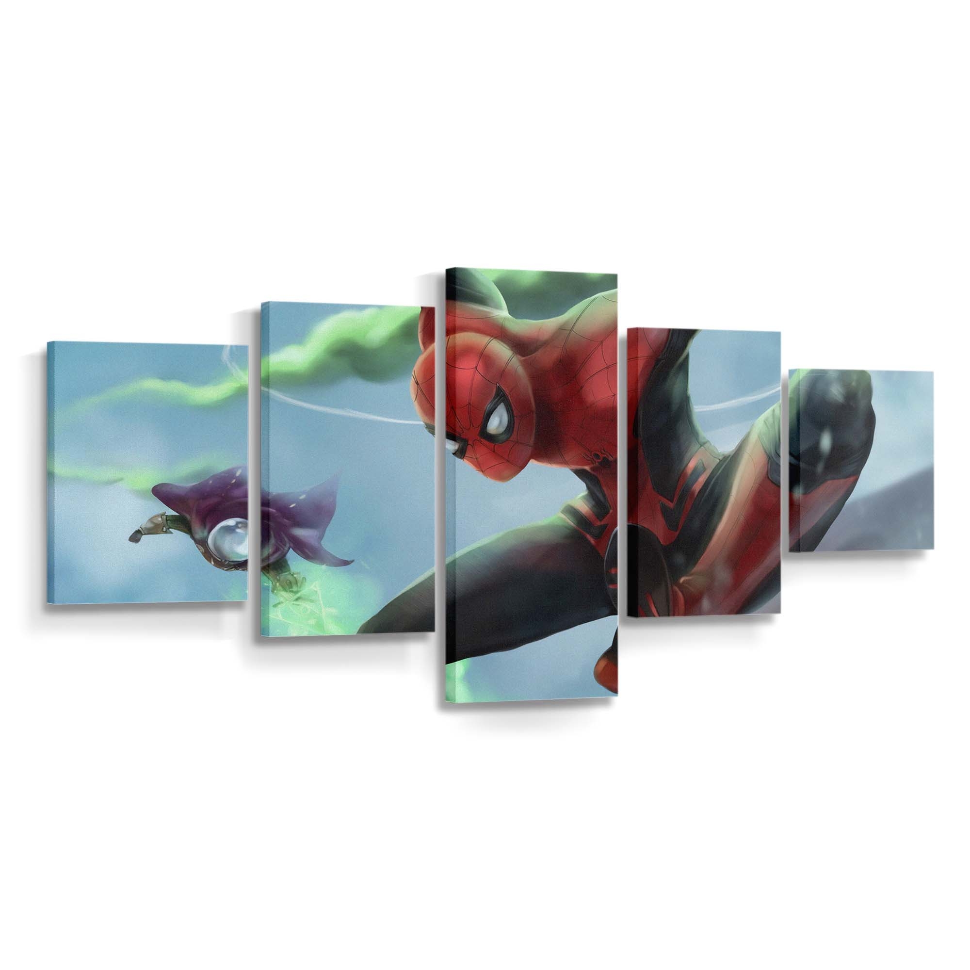 Spider Man: Far From Home Artwork Leinwandbild - Wanddeko Spider-Man Leinwandbild