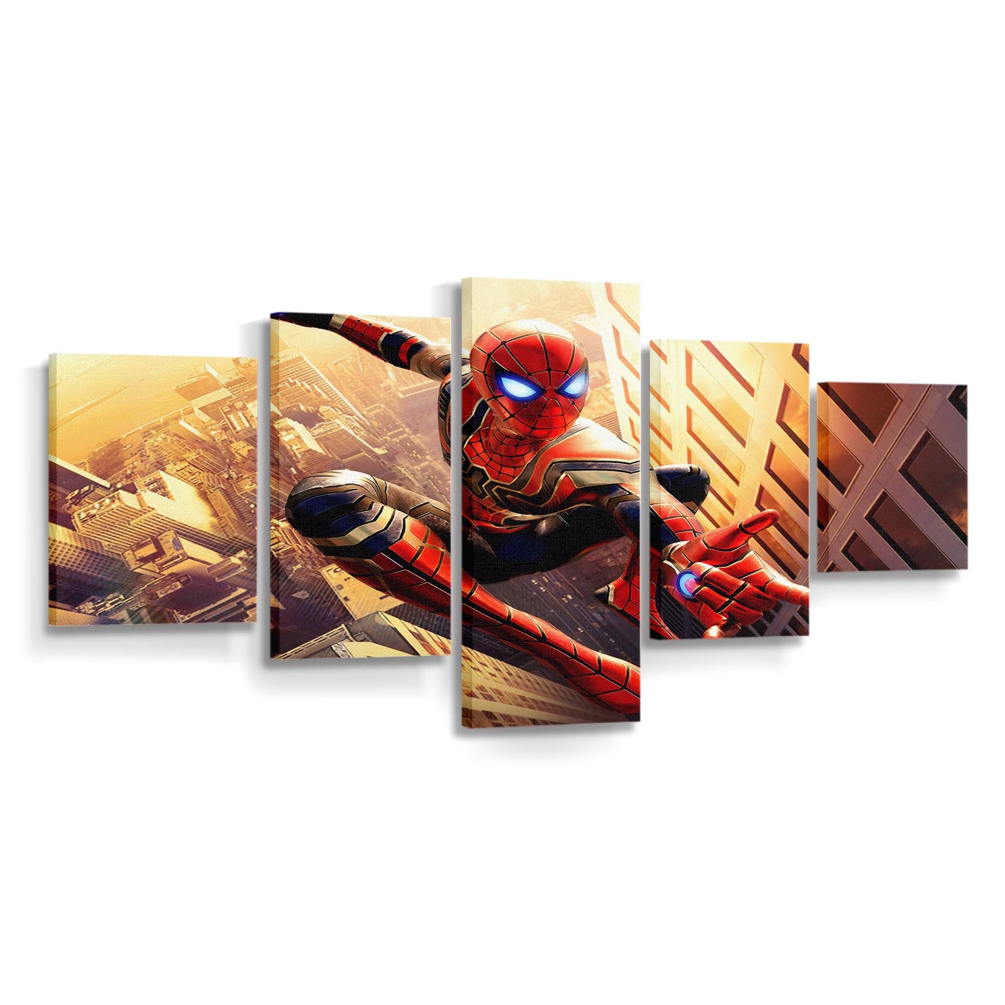 Spider Man Newart Leinwandbild - Wanddeko Spider-Man Leinwandbild