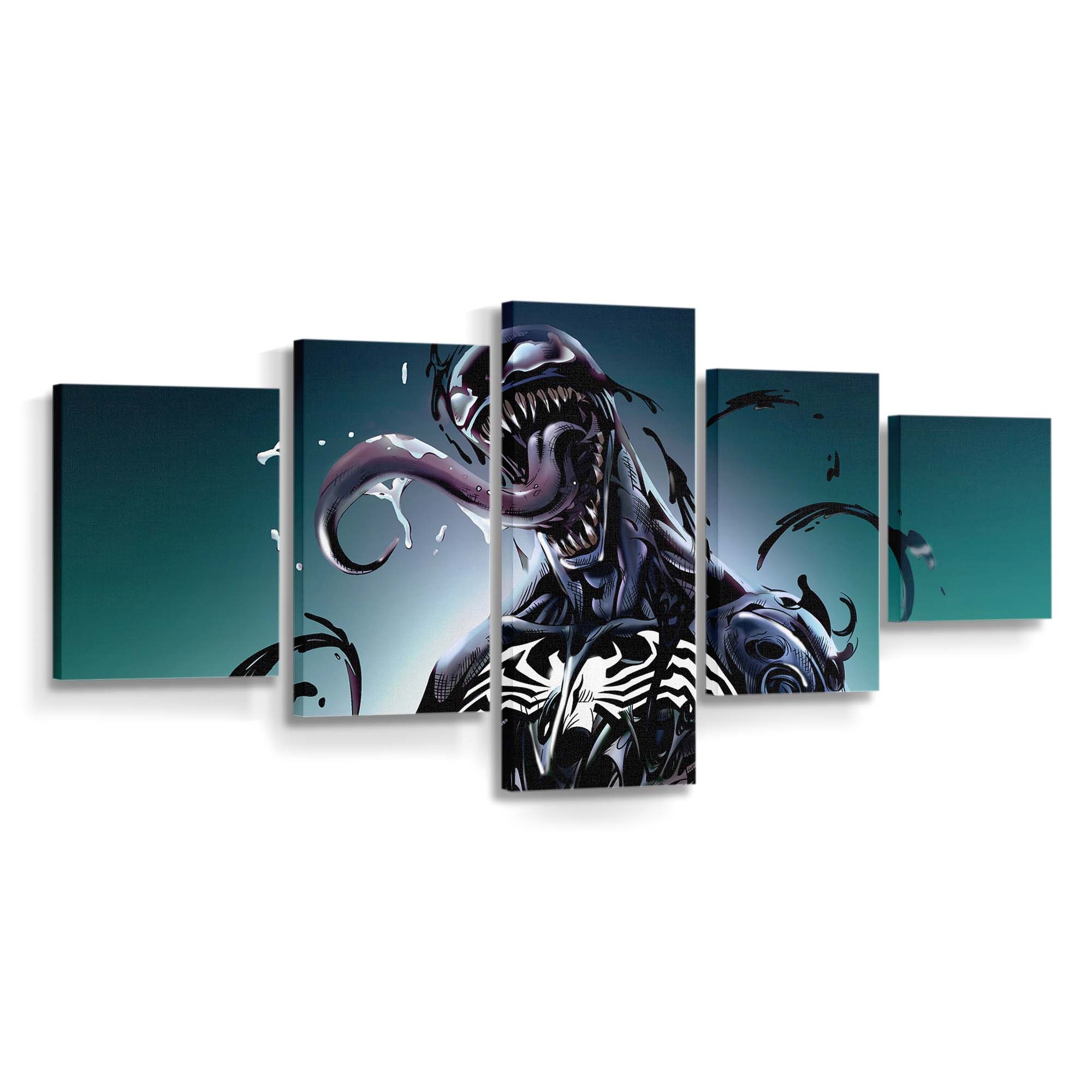 Spider Man Vs Venom Leinwandbild - Wanddeko Spider-Man Leinwandbild