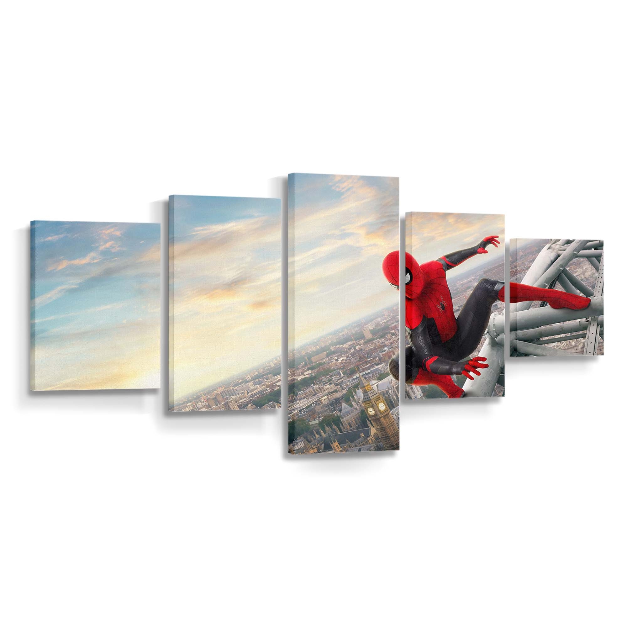 Spider Man Far From Home 3 Leinwandbild - Wanddeko Spider-Man Leinwandbild