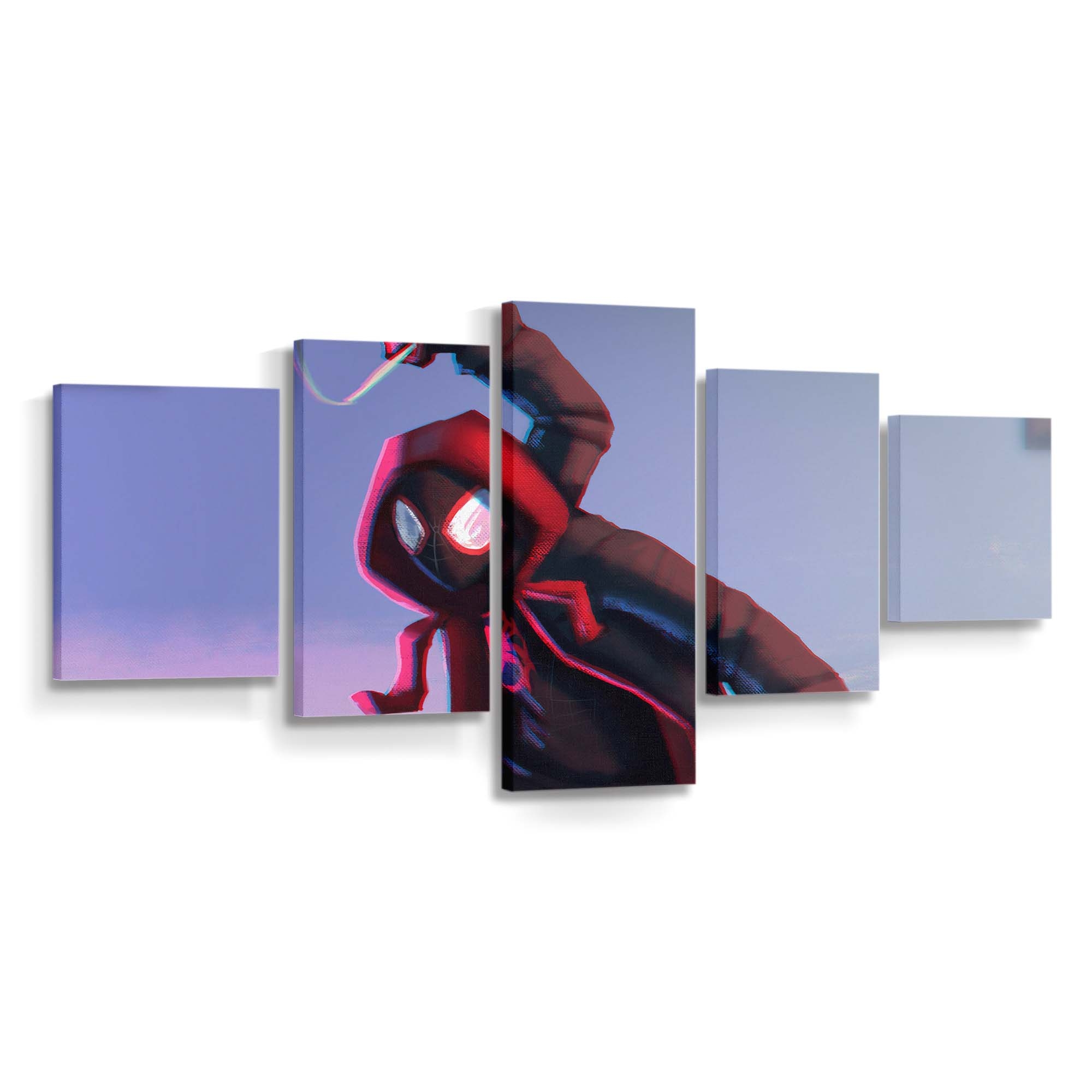 Kunst Spider Man Miles Morales Leinwandbild - Wanddeko Spider-Man Leinwandbild