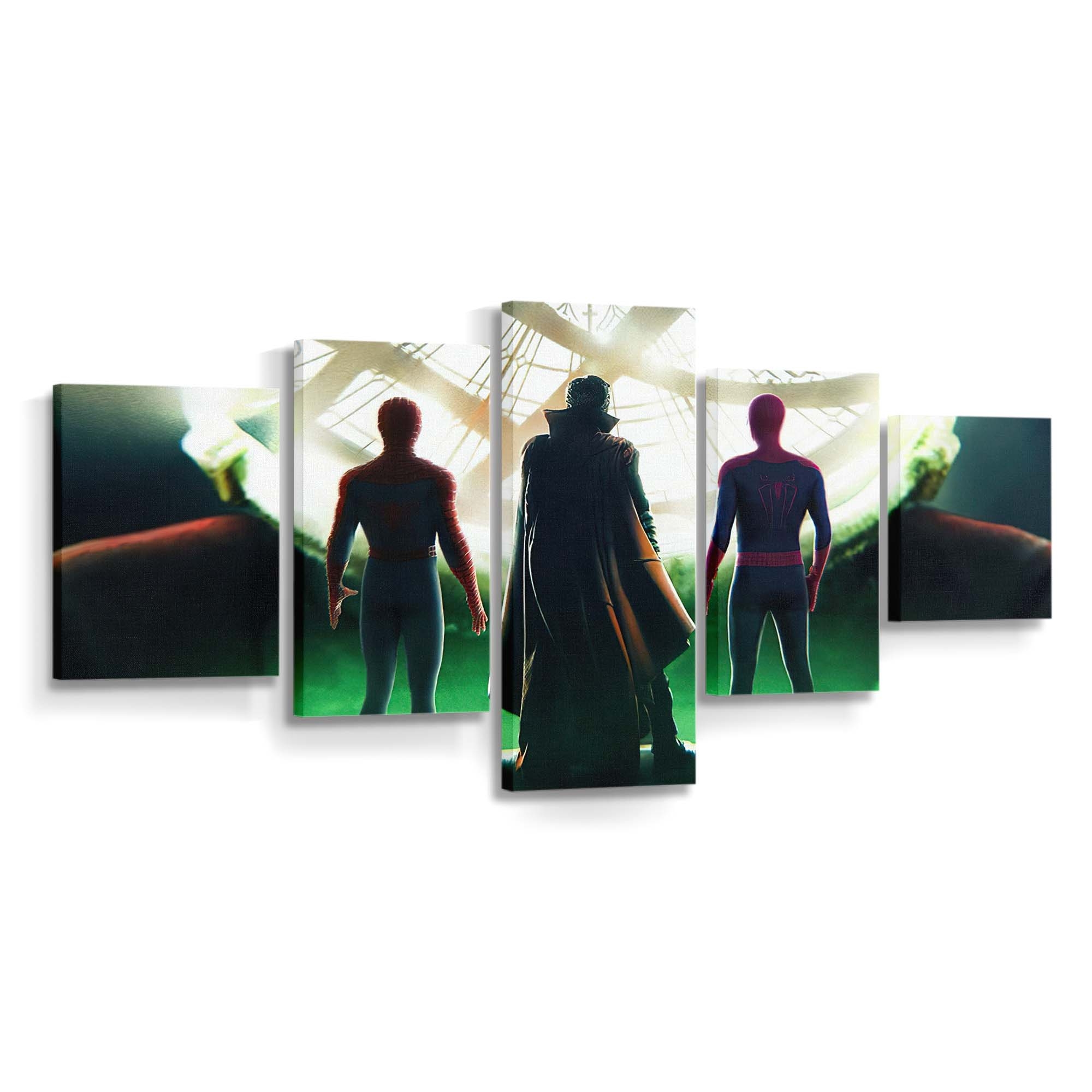 Doctor Strange im Multiversum Leinwandbild - Wanddeko Spider-Man Leinwandbild