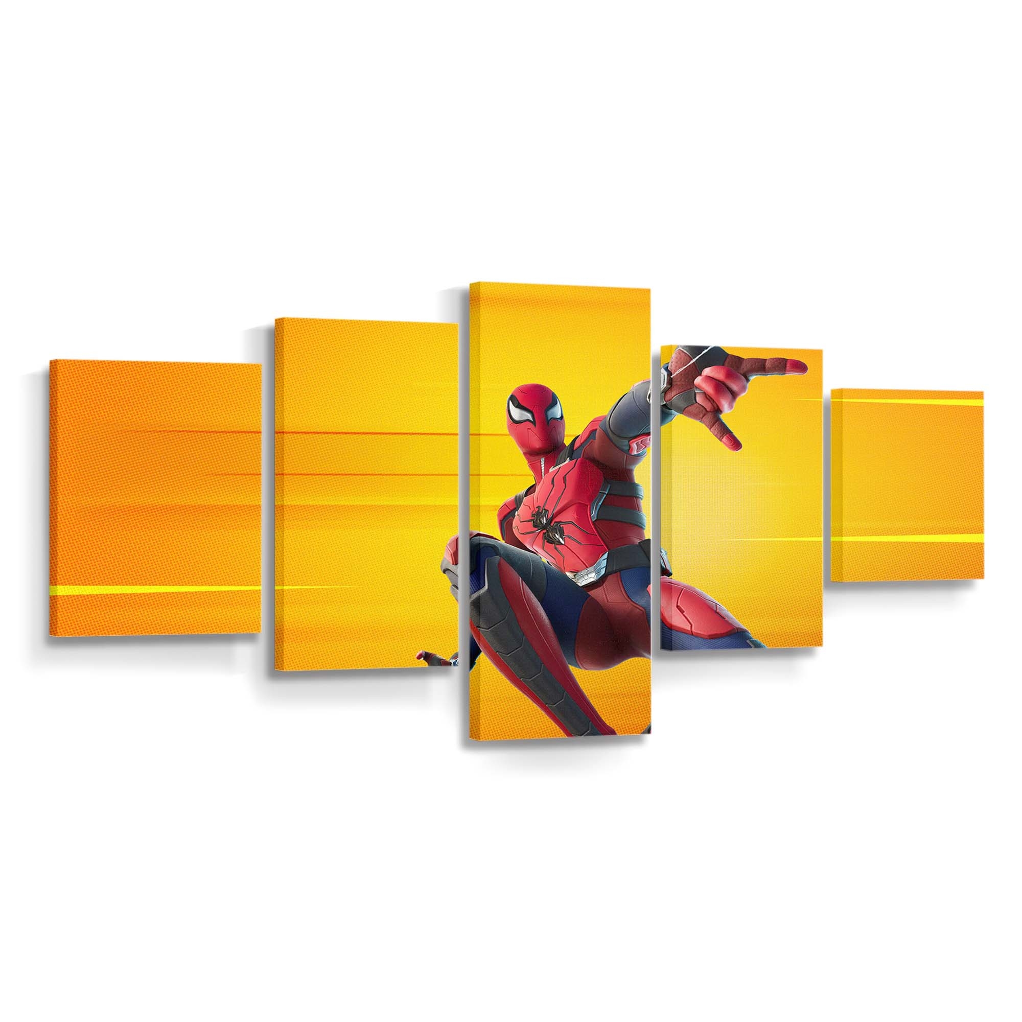Fortnite X Marvel Spider Man Zero War Leinwandbild - Wanddeko Spider-Man Leinwandbild