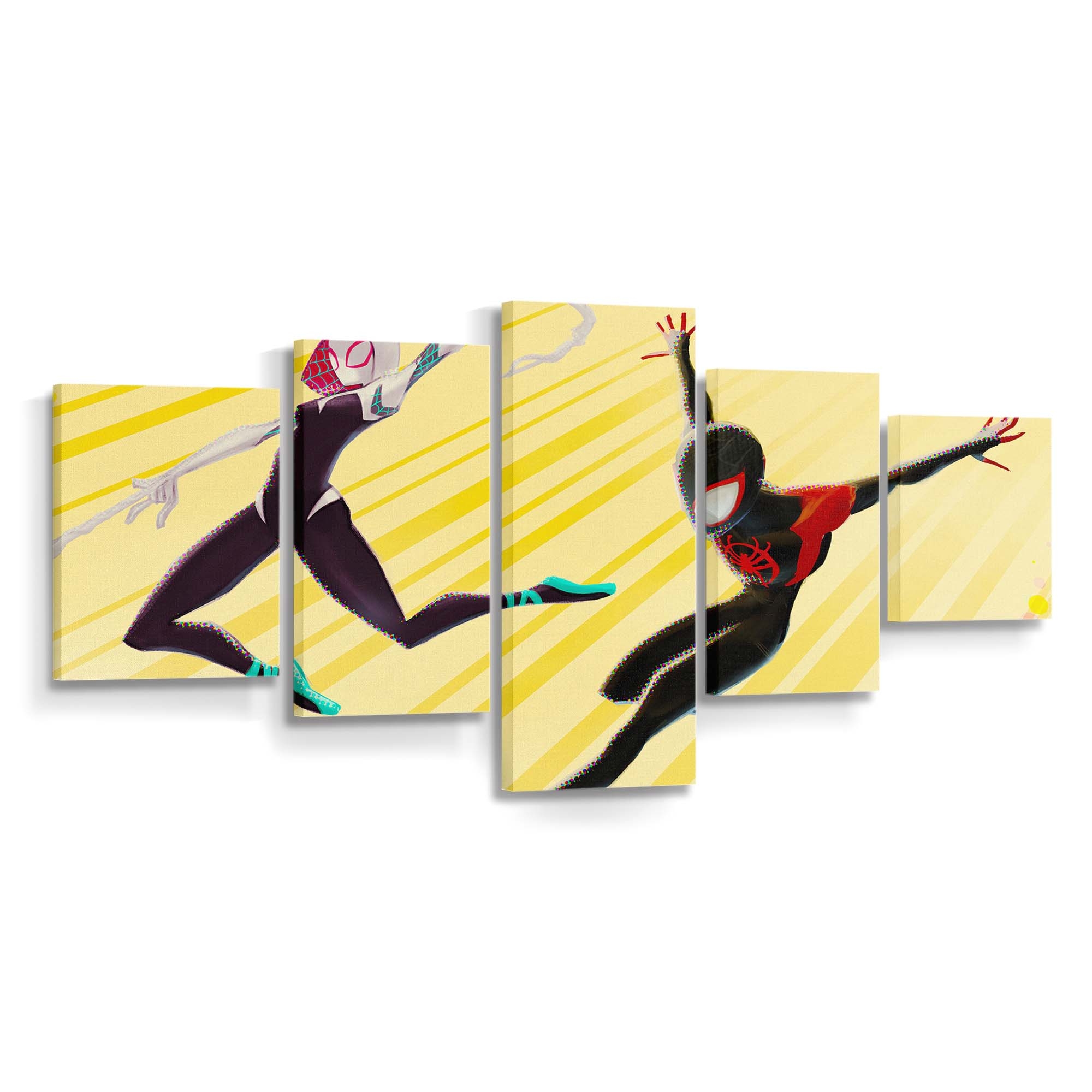 Gwen Miles Kunst Leinwandbild - Wanddeko Spider-Man Leinwandbild