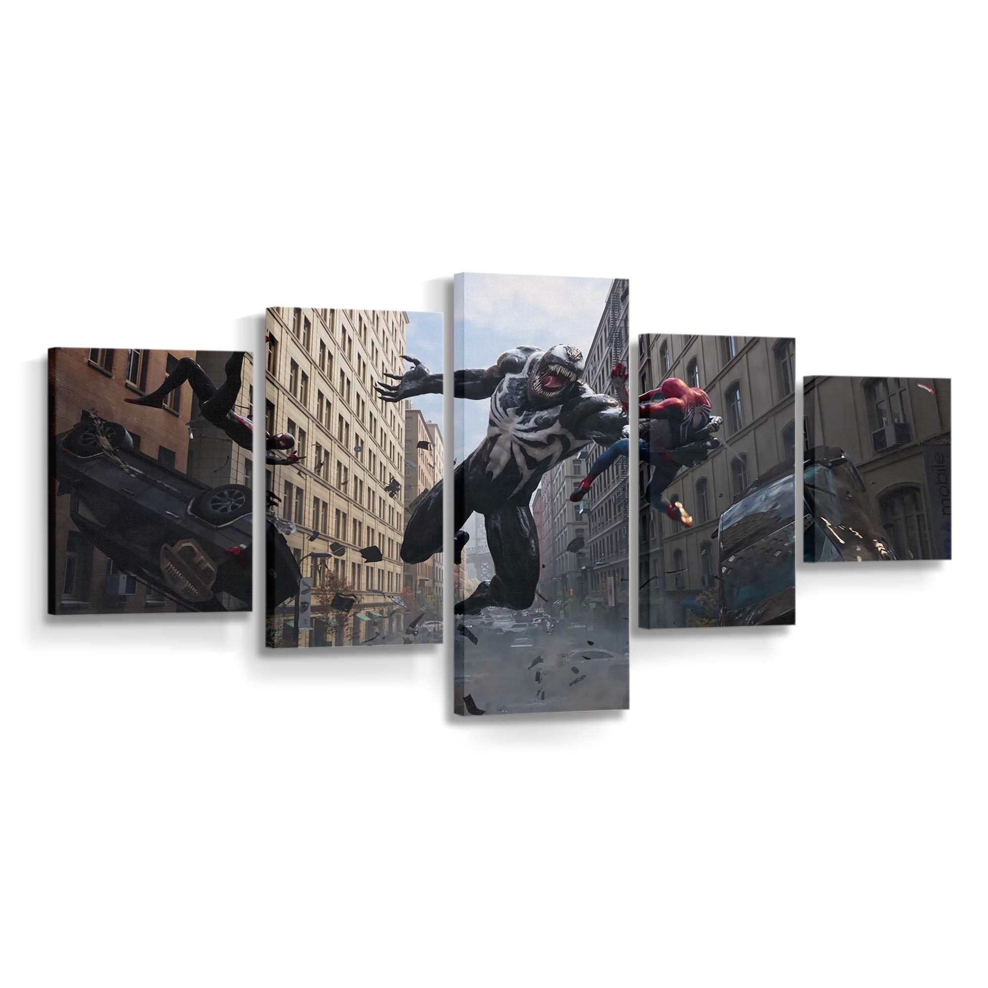 Insomniac Games Marvels Spider Man 2 Leinwandbild - Wanddeko Spider-Man Leinwandbild