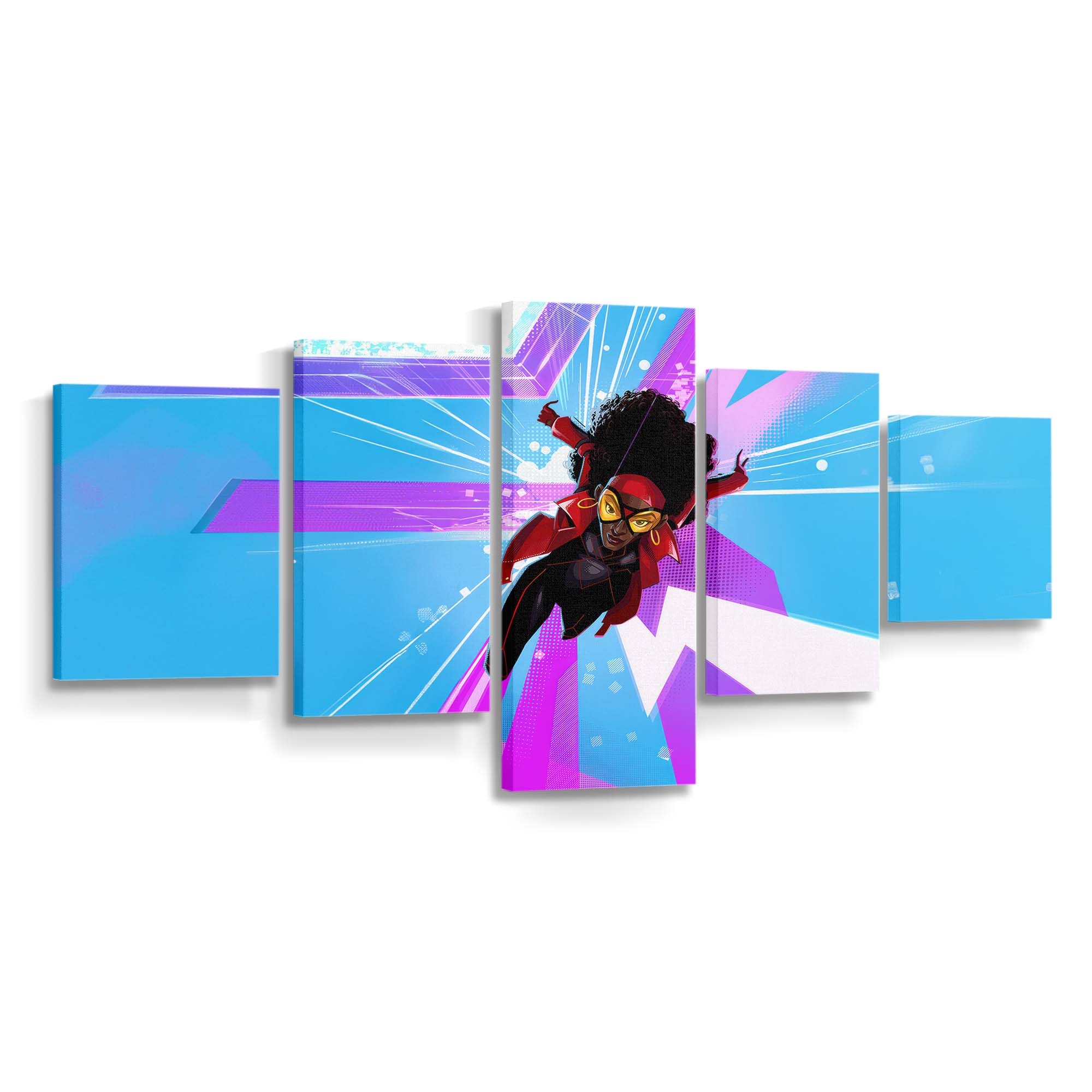 Jessica Drew alias Spiderwoman Leinwandbild - Wanddeko Spider-Man Leinwandbild