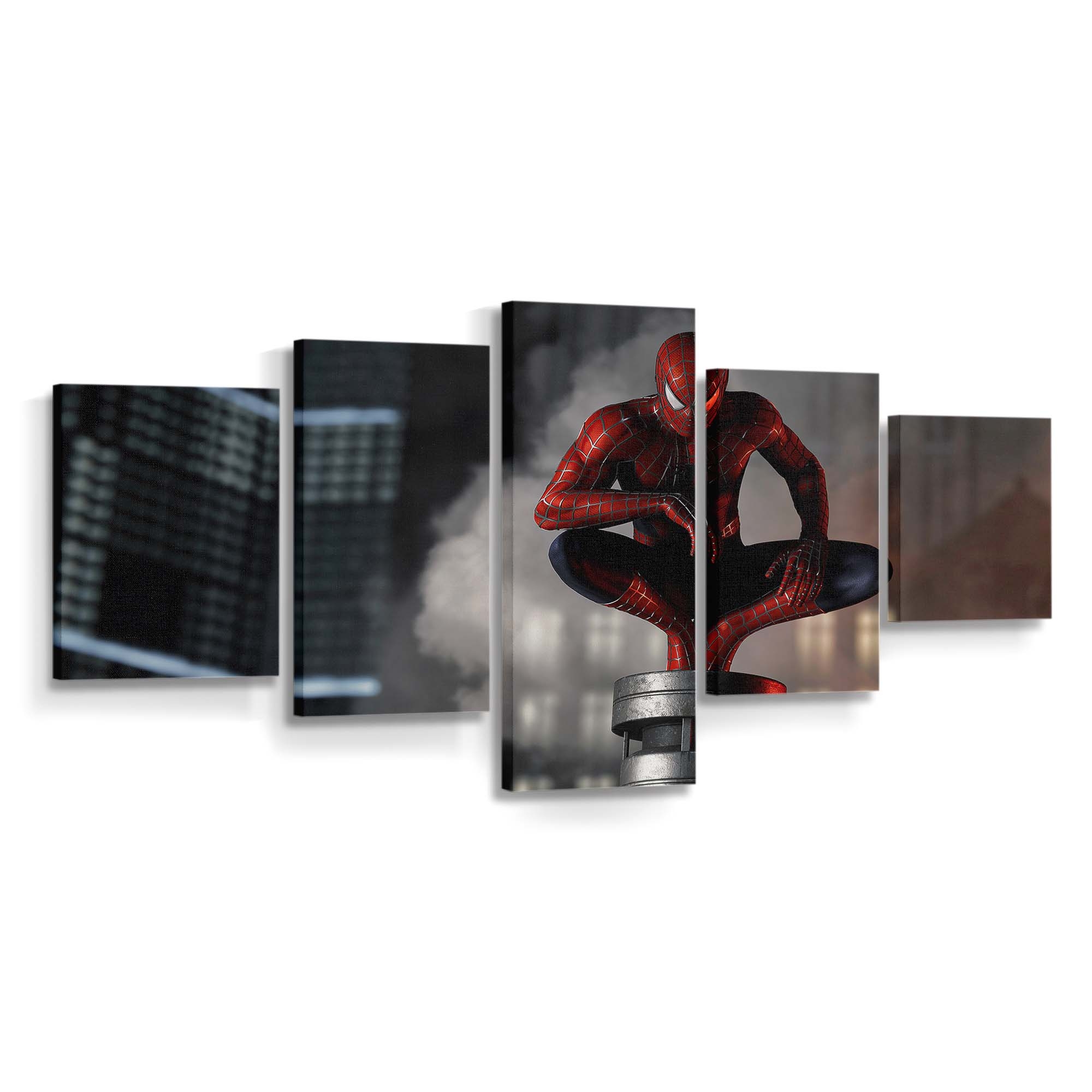 Marvels Spider Man Leinwandbild - Wanddeko Spider-Man Leinwandbild