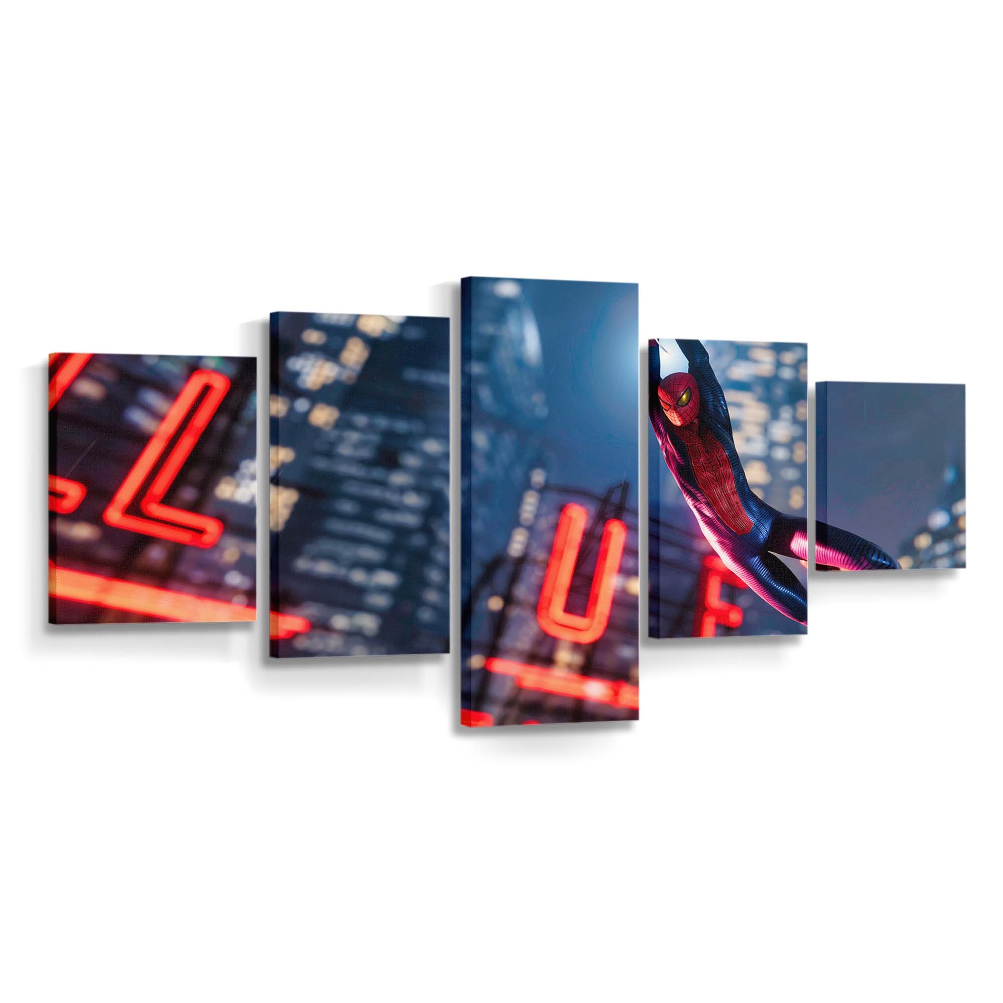 Marvels Spider Man Remastered Leinwandbild - Wanddeko Spider-Man Leinwandbild