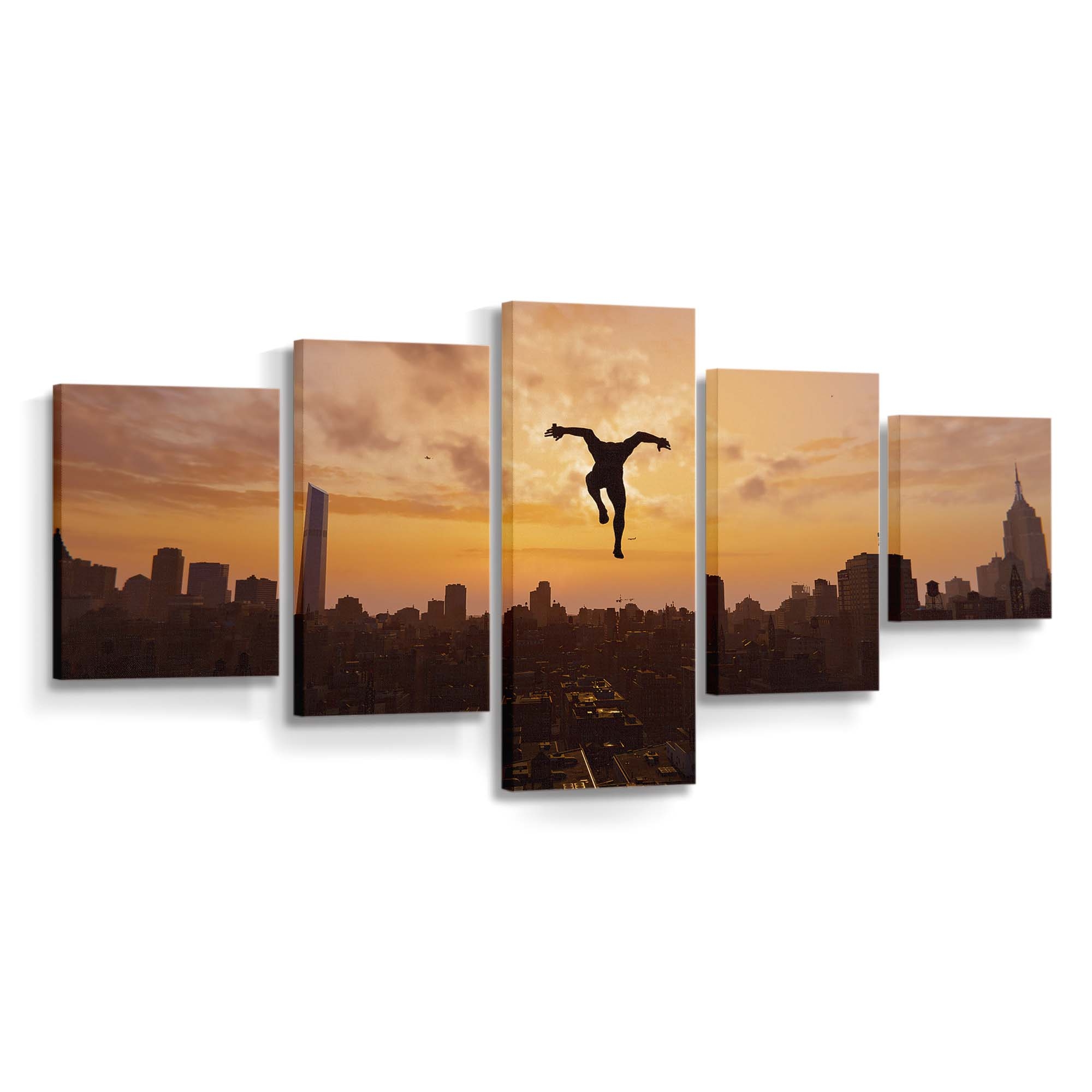 Marvels Spider Man Remastered PC Leinwandbild - Wanddeko Spider-Man Leinwandbild