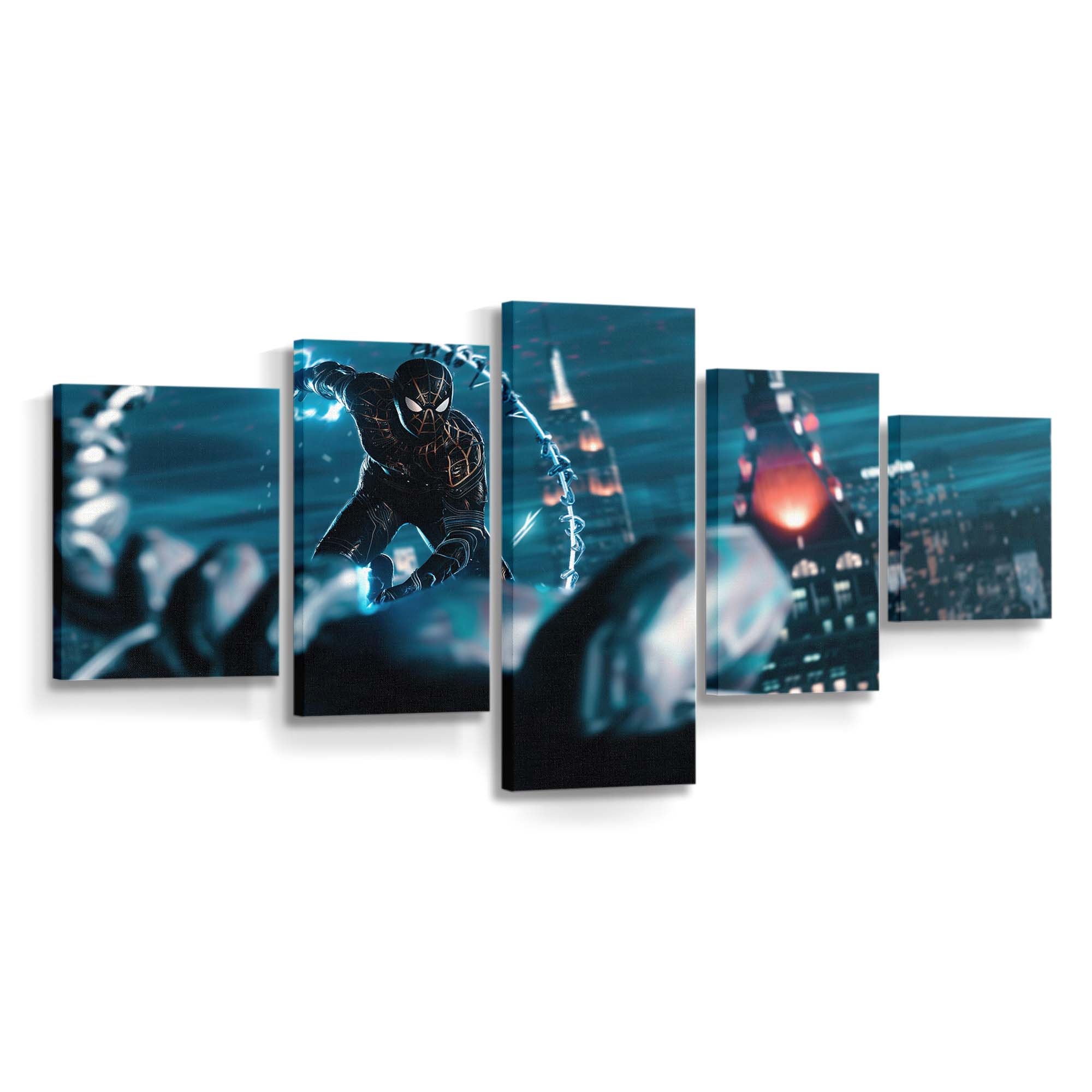 Marvels Spider Man Remastered PC 2022 Leinwandbild - Wanddeko Spider-Man Leinwandbild