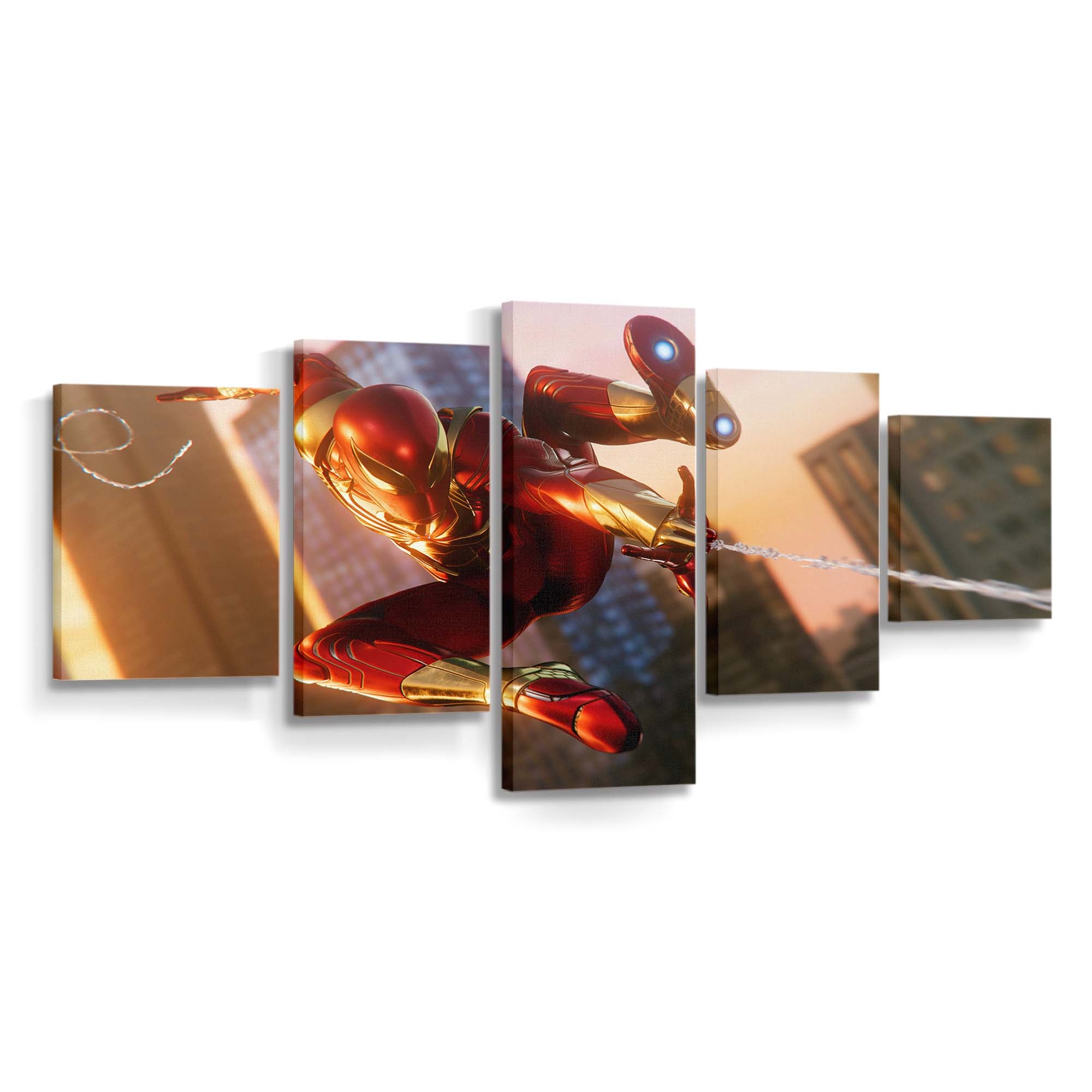 Marvels Spider Man Turf Wars Leinwandbild - Wanddeko Spider-Man Leinwandbild