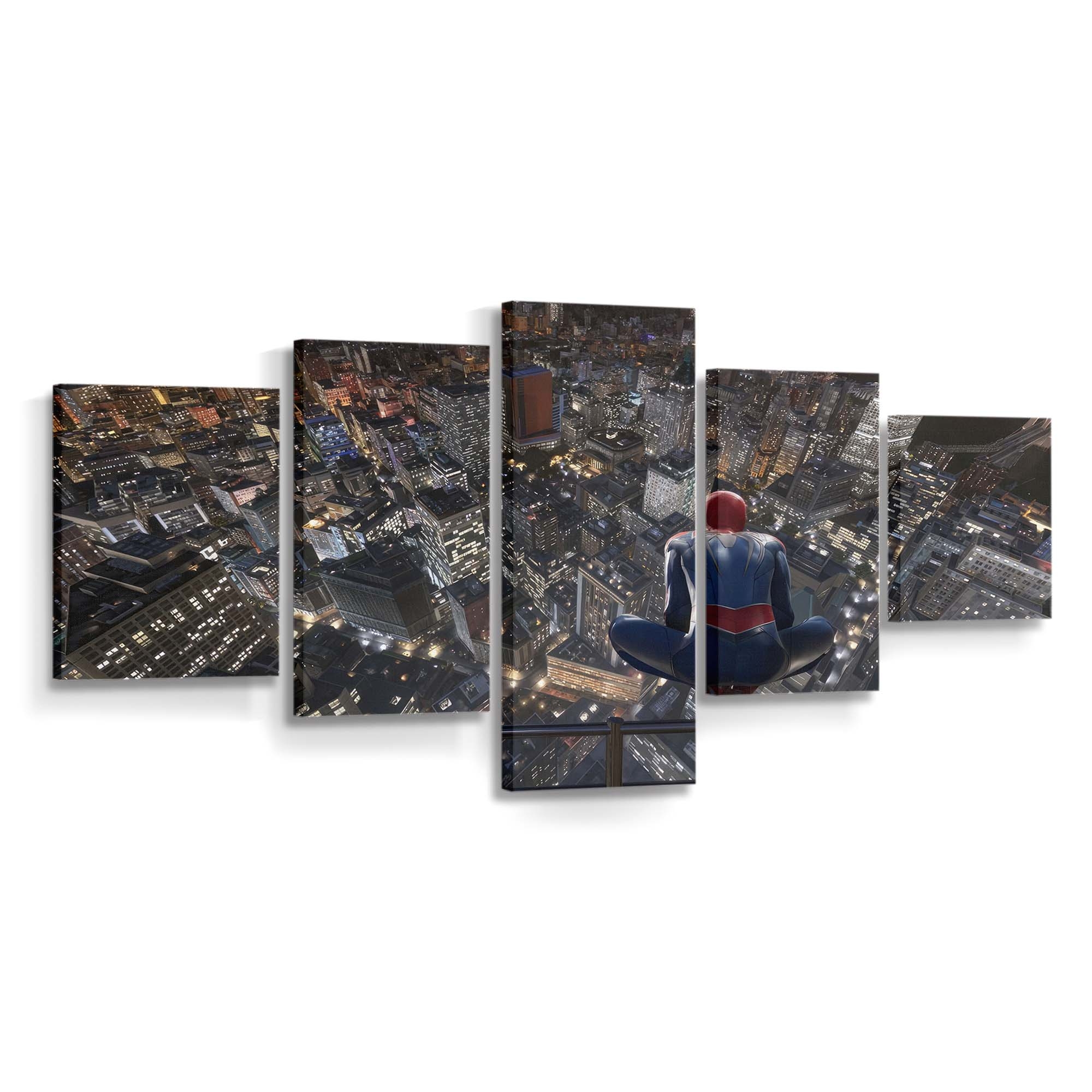 Marvels Spider Man 2 2023 Leinwandbild - Wanddeko Spider-Man Leinwandbild