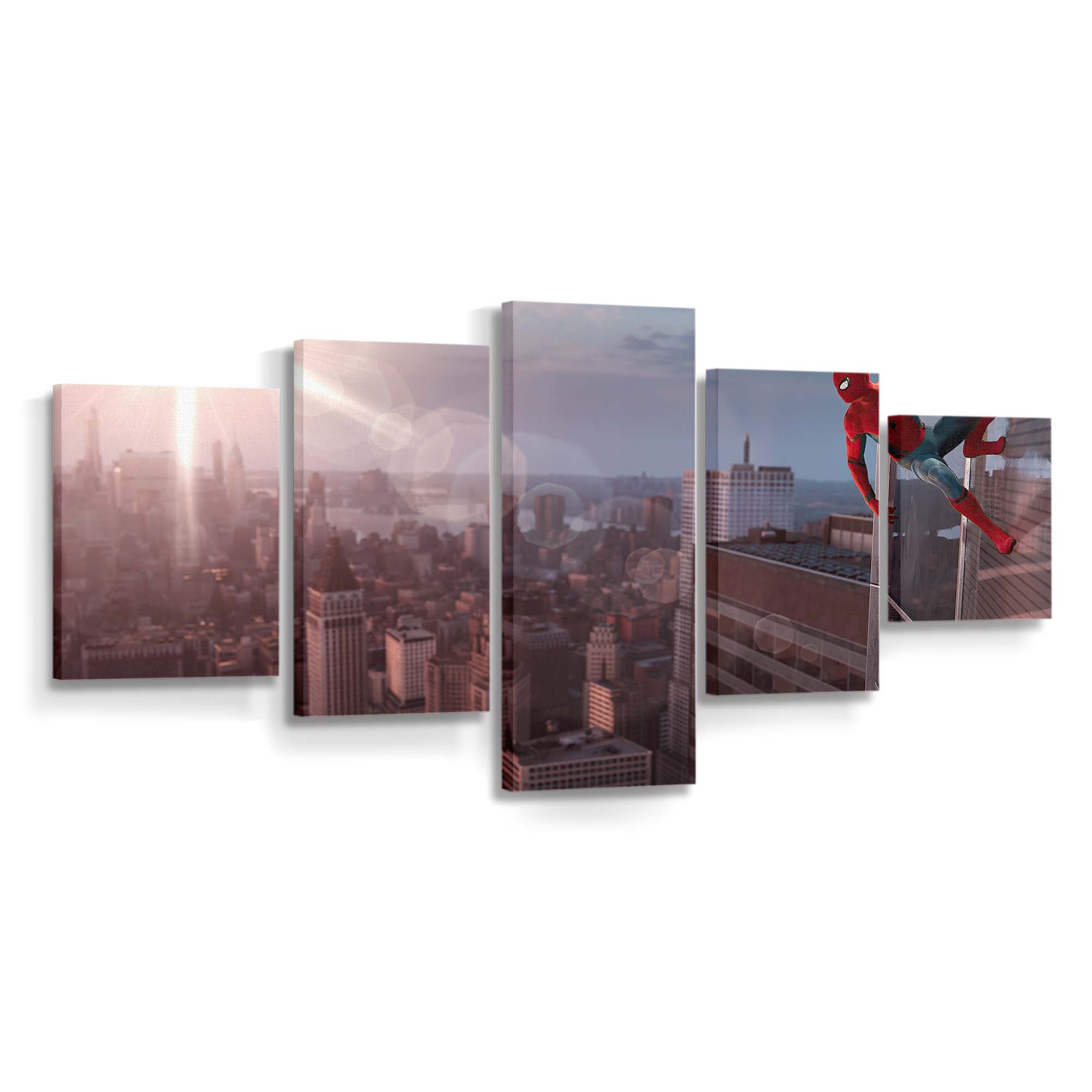 Marvels Spider Man Remastered 4 Leinwandbild - Wanddeko Spider-Man Leinwandbild
