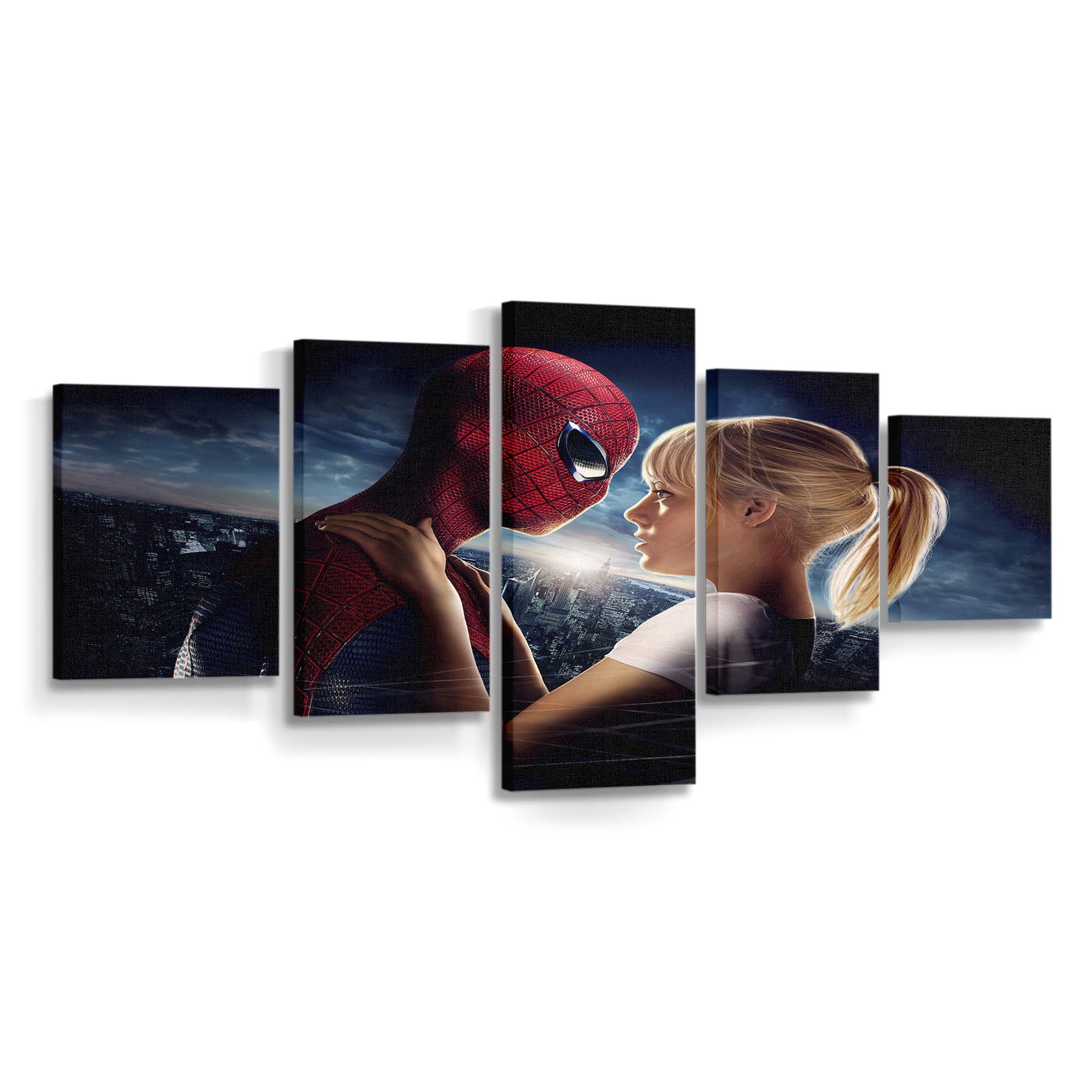 Mary Jane Watson und Spider Man Leinwandbild - Wanddeko Spider-Man Leinwandbild